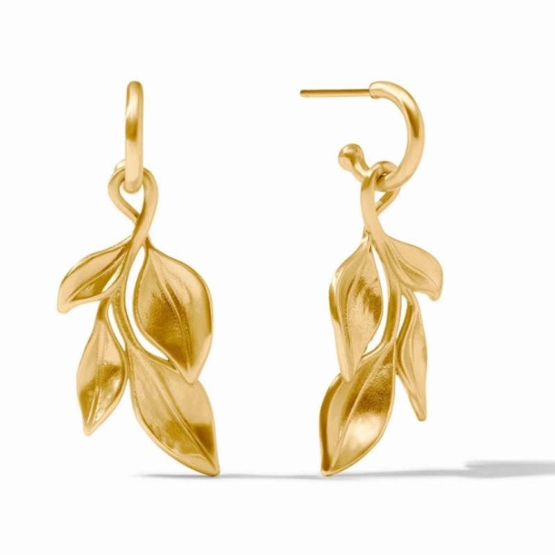 Julie Vos Willow Hoop And Charm earrings Julie Vos Willow Hoop And Charm earrings