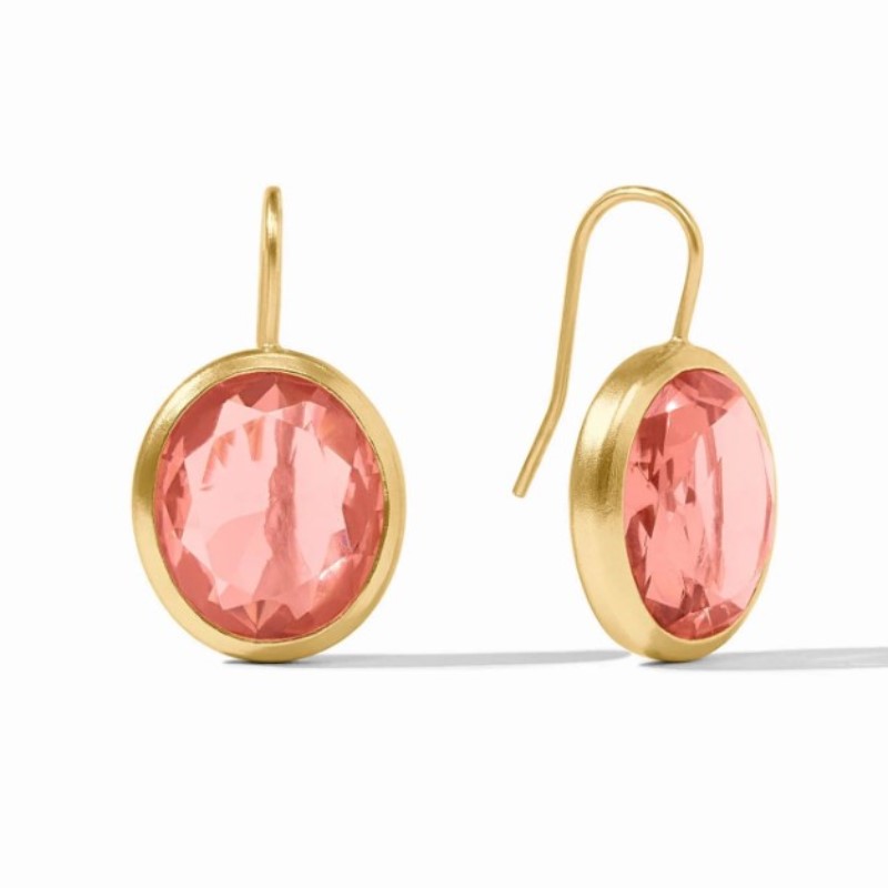 Julie Vos Laguna Stone Drop Earrings In Melon Julie Vos Laguna Stone Drop Earrings In Melon