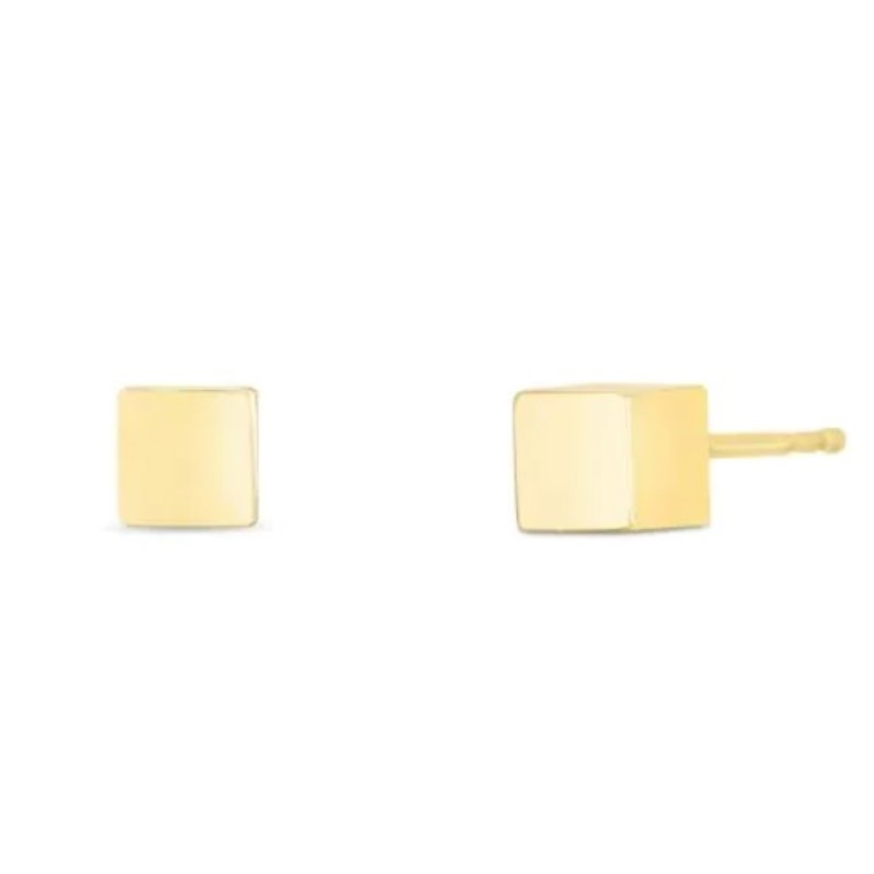 Cube Stud Earrings