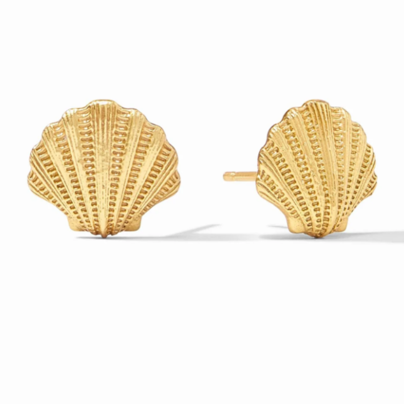 Julie Vos Sanibel Shell Stud Earring