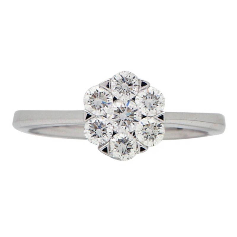 Diamond Cluster Ring