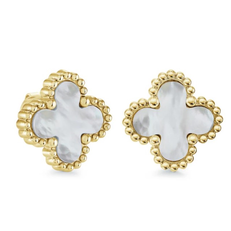Veloria Collection 13mm Clover Earrings