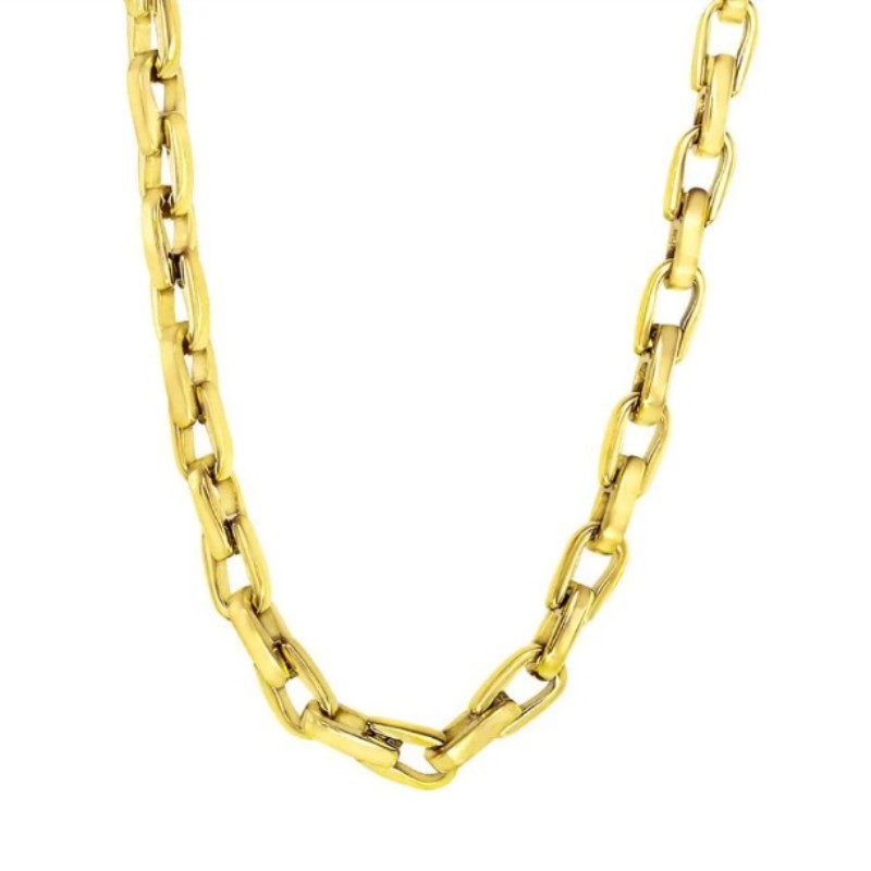 Italgem Alternating Brushed And Polished Chain