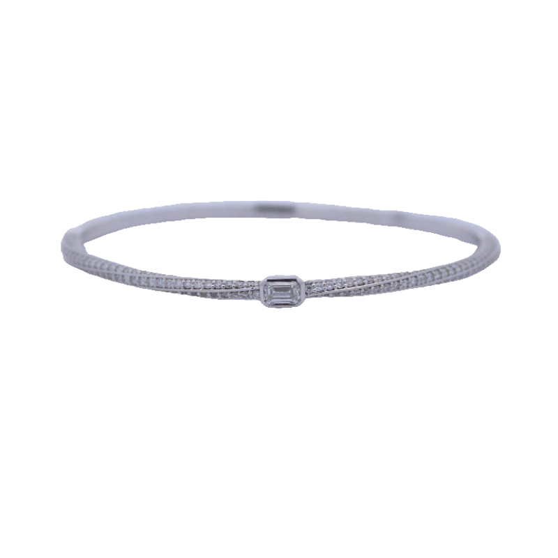 Flexible Twisted Diamond Bangle Flexible Twisted Diamond Bangle