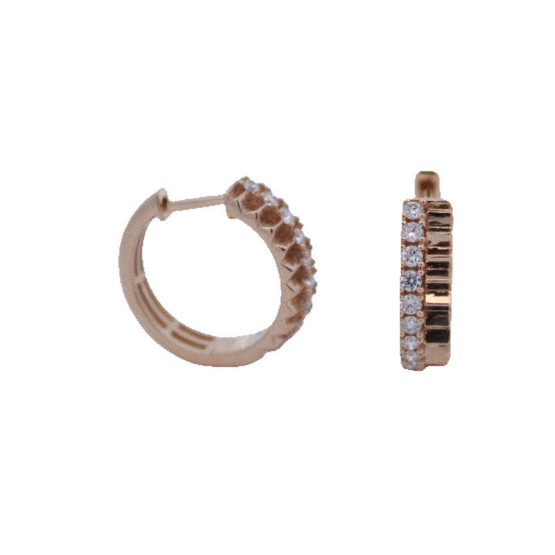 0.50ct Diamond Huggie Earrings