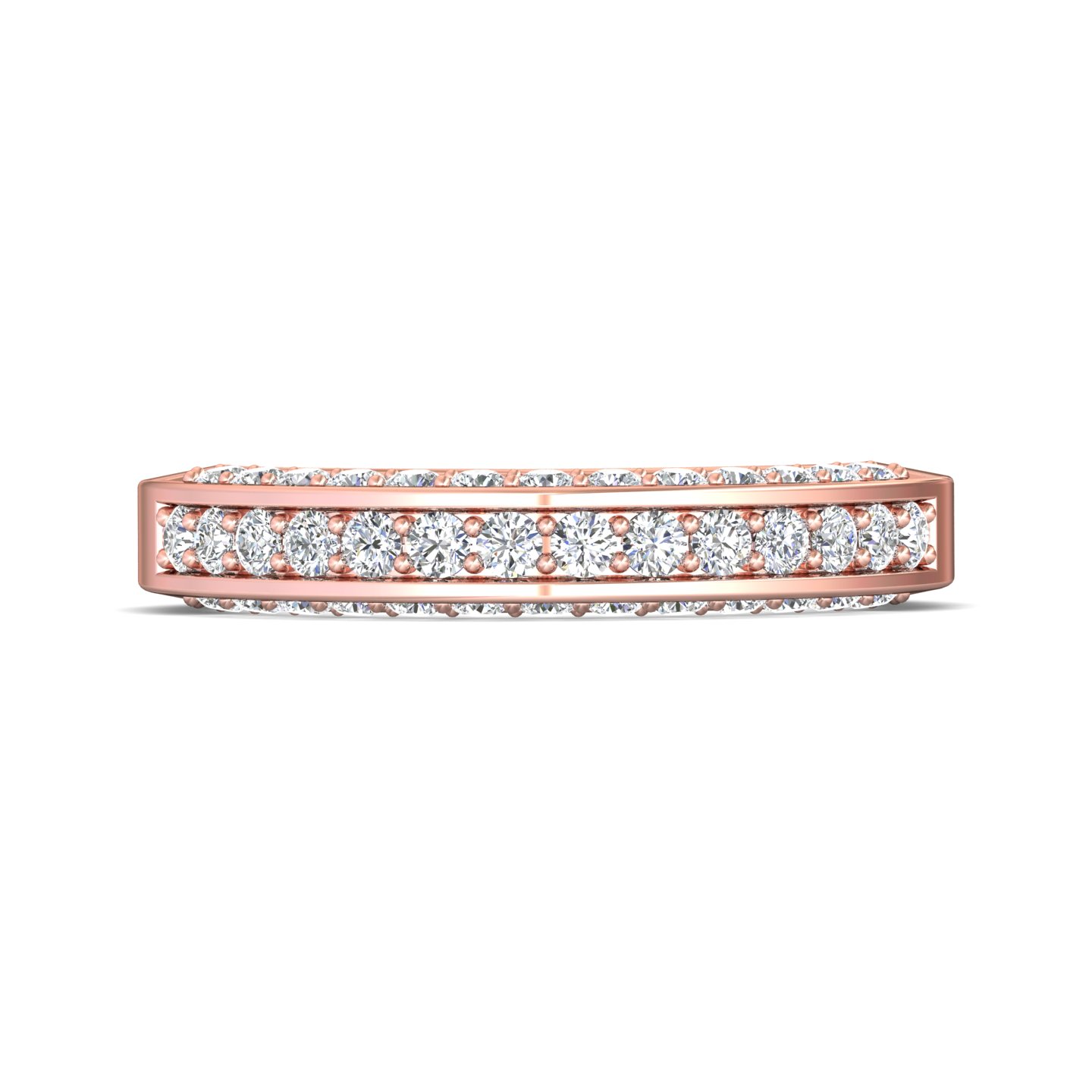 14K Rose Gold Wedding Band