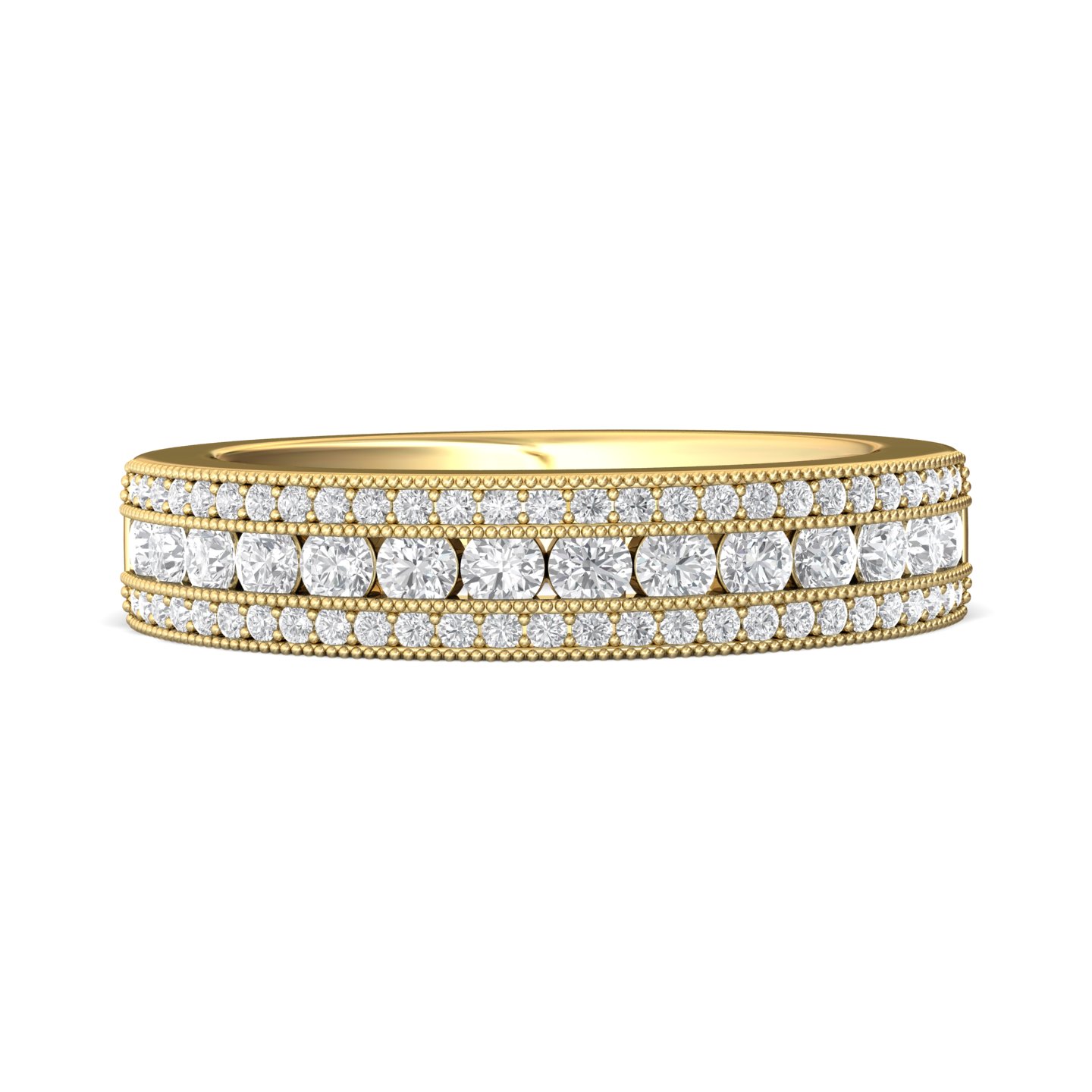 18K Yellow Gold Wedding Band