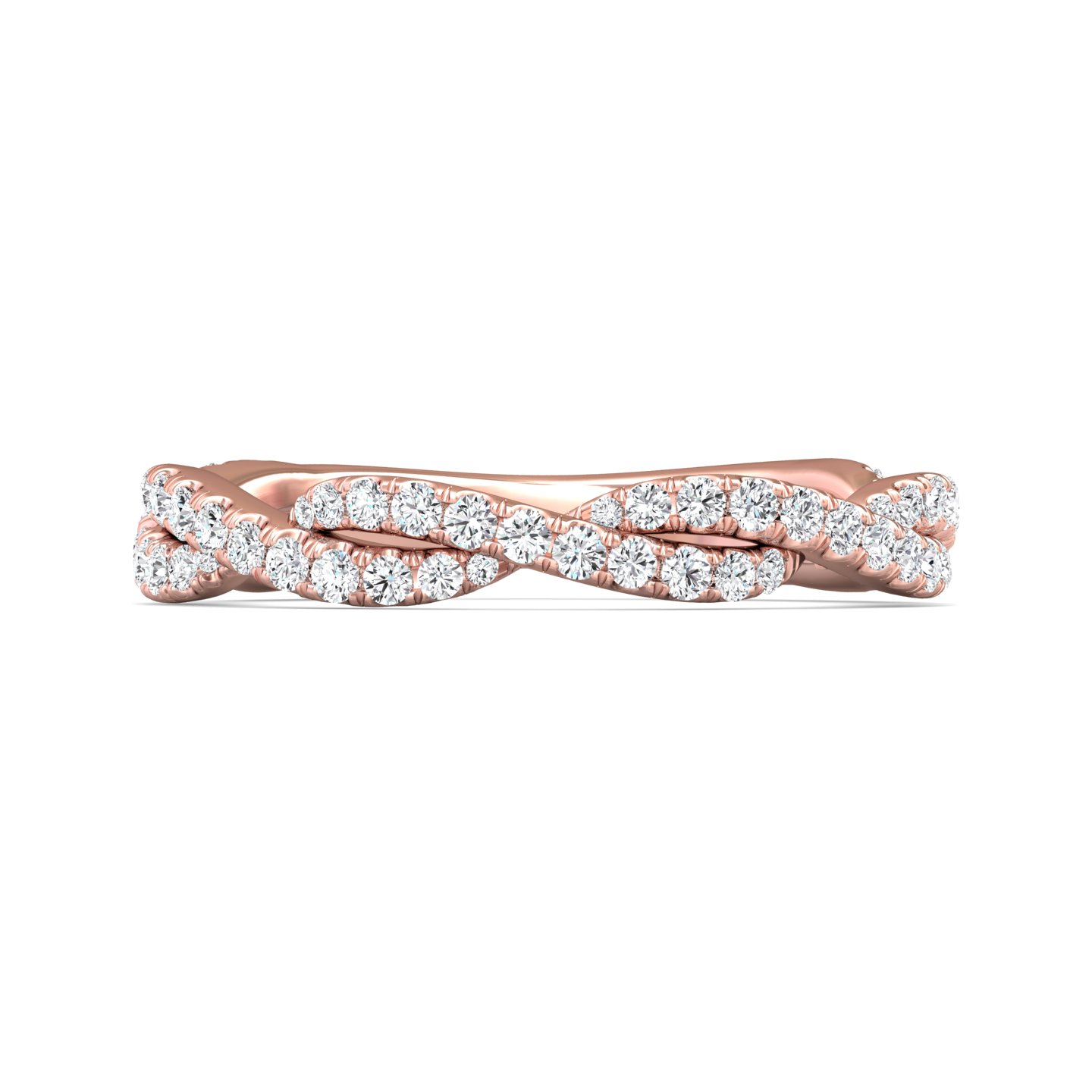 14K Rose Gold Wedding Band
