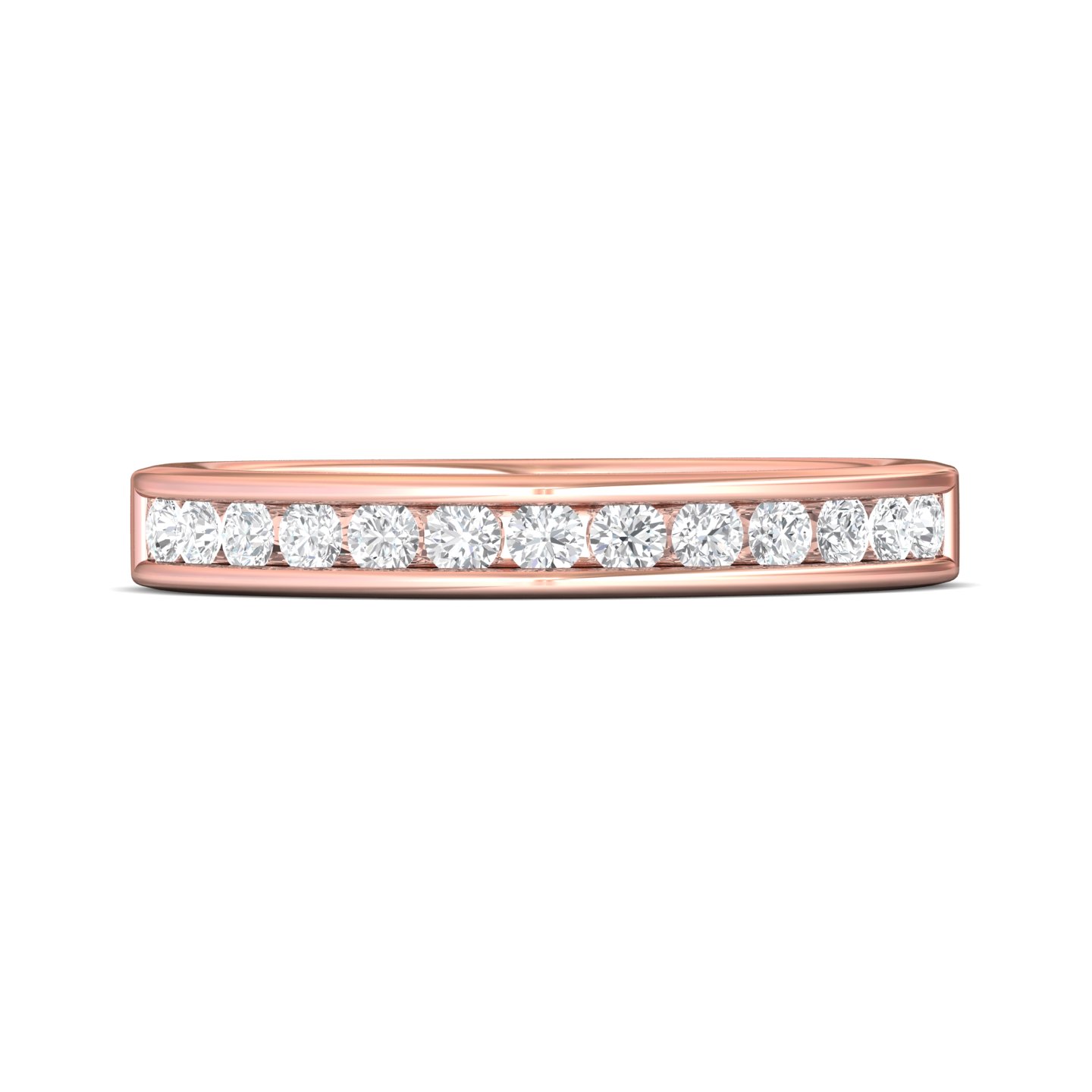 14K Rose Gold Wedding Band