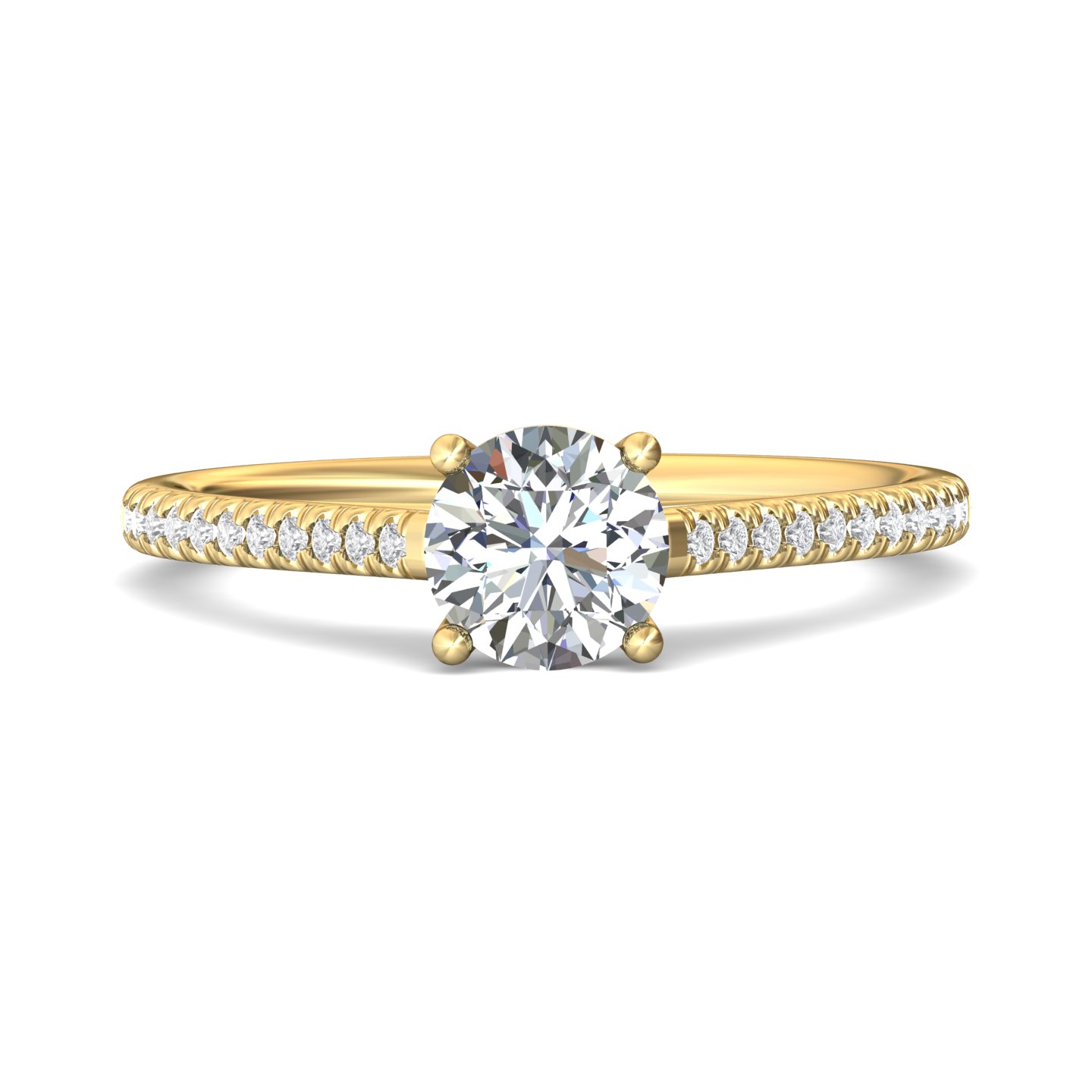 14k yellow and white gold marquise diamond engagement ring