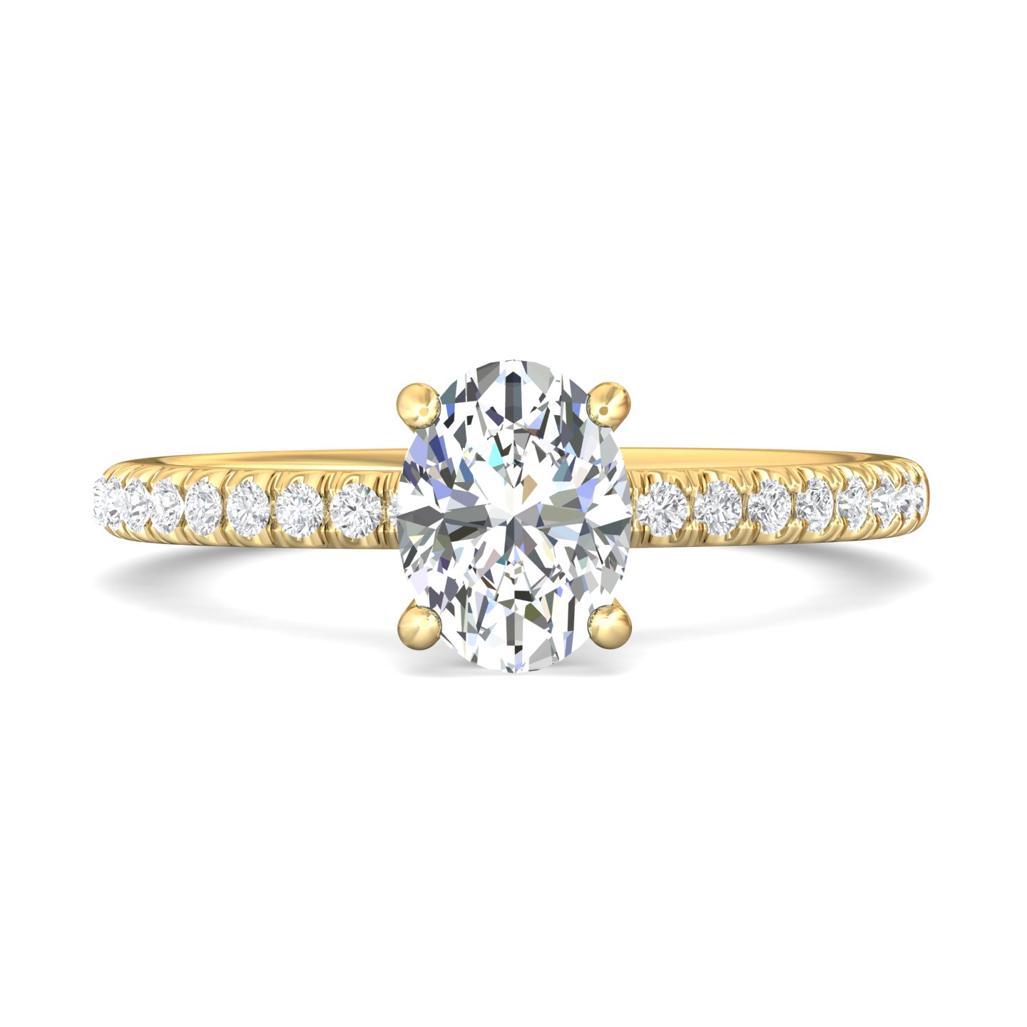 14k yellow and white gold marquise diamond engagement ring