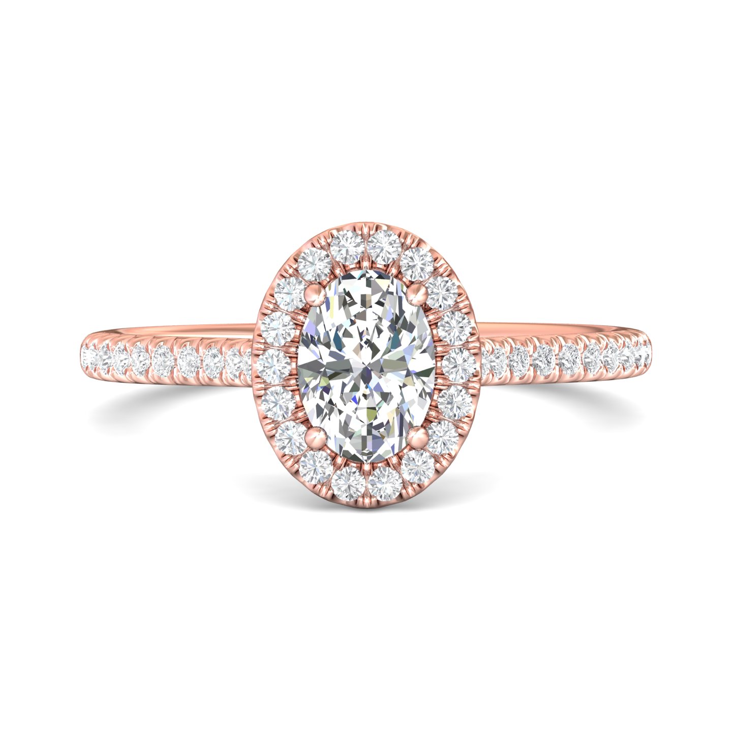 14k yellow gold round diamond engagement ring