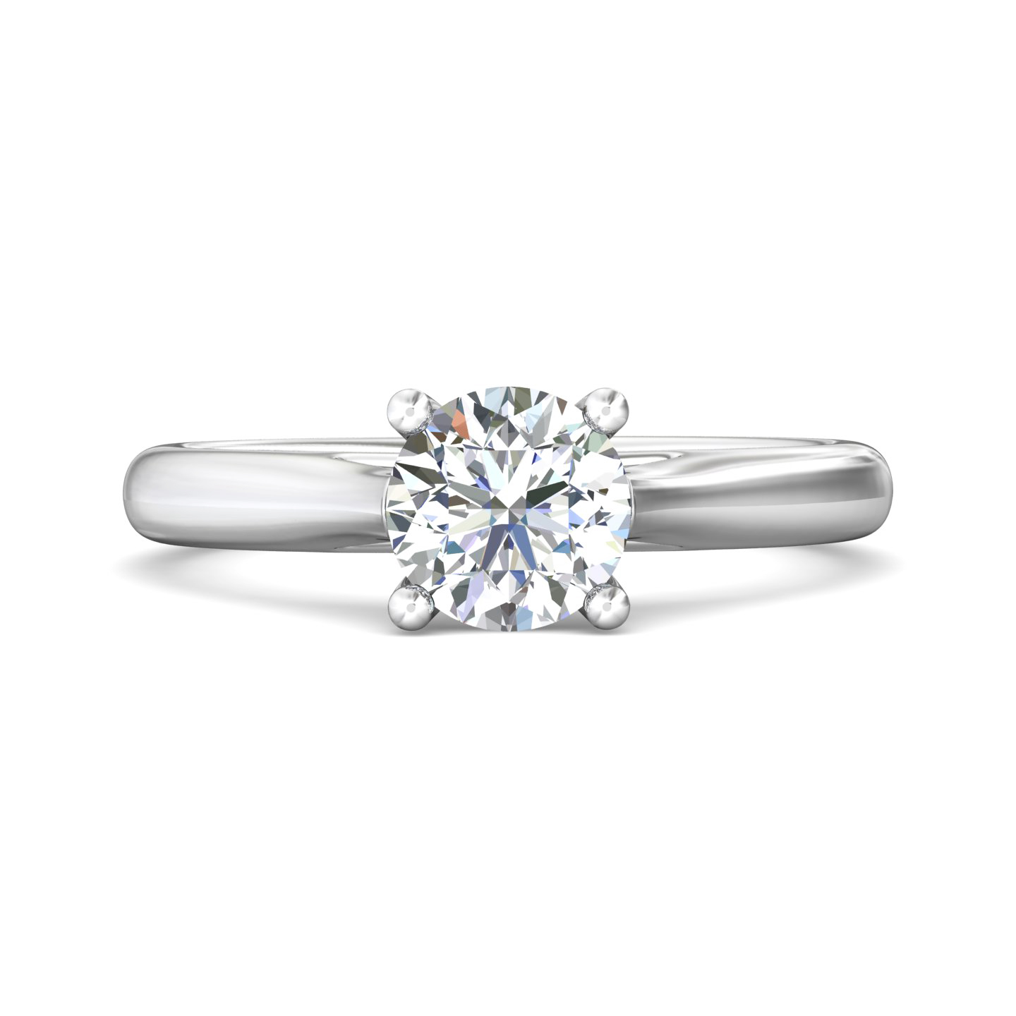 14k yellow gold cushion diamond engagement ring