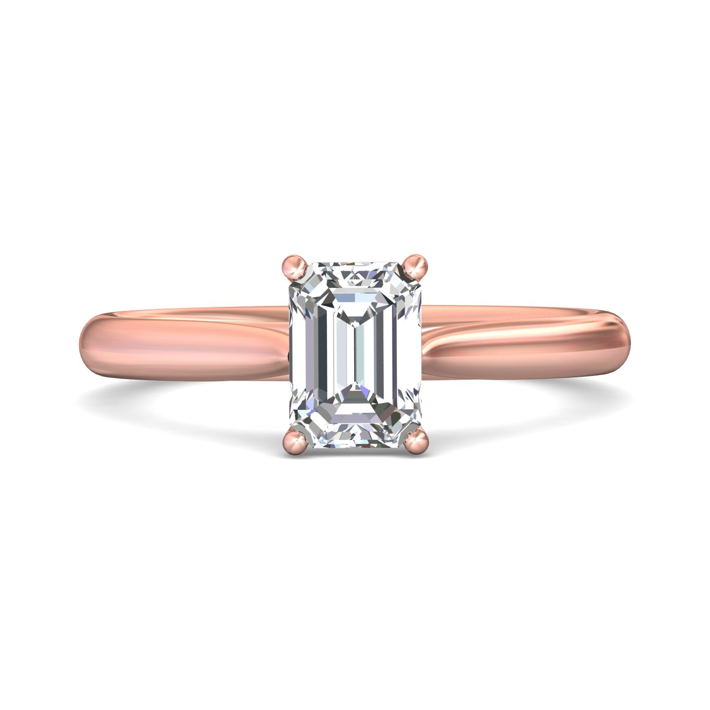 14k white gold princess diamond engagement ring