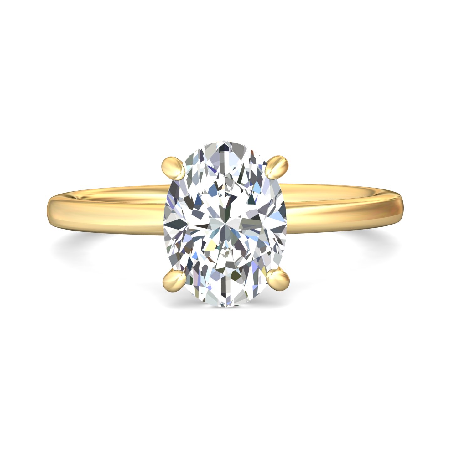 14k rose gold radiant diamond engagement ring