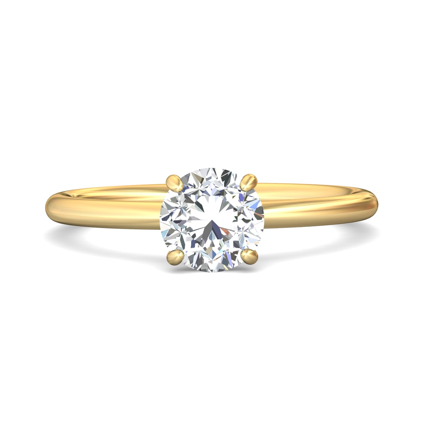 18k yellow gold and platinum marquise diamond engagement ring