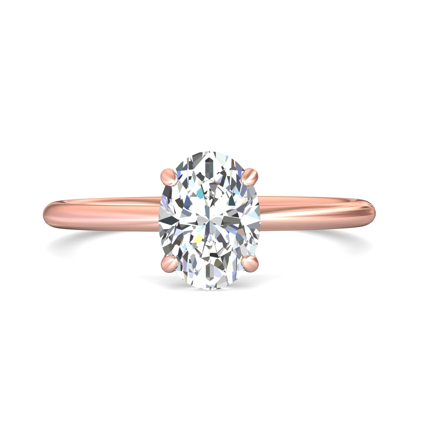 14k yellow and white gold cushion diamond engagement ring
