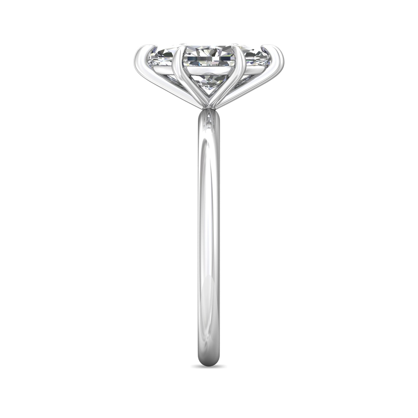  Platinum Marquise Diamond Engagement Ring