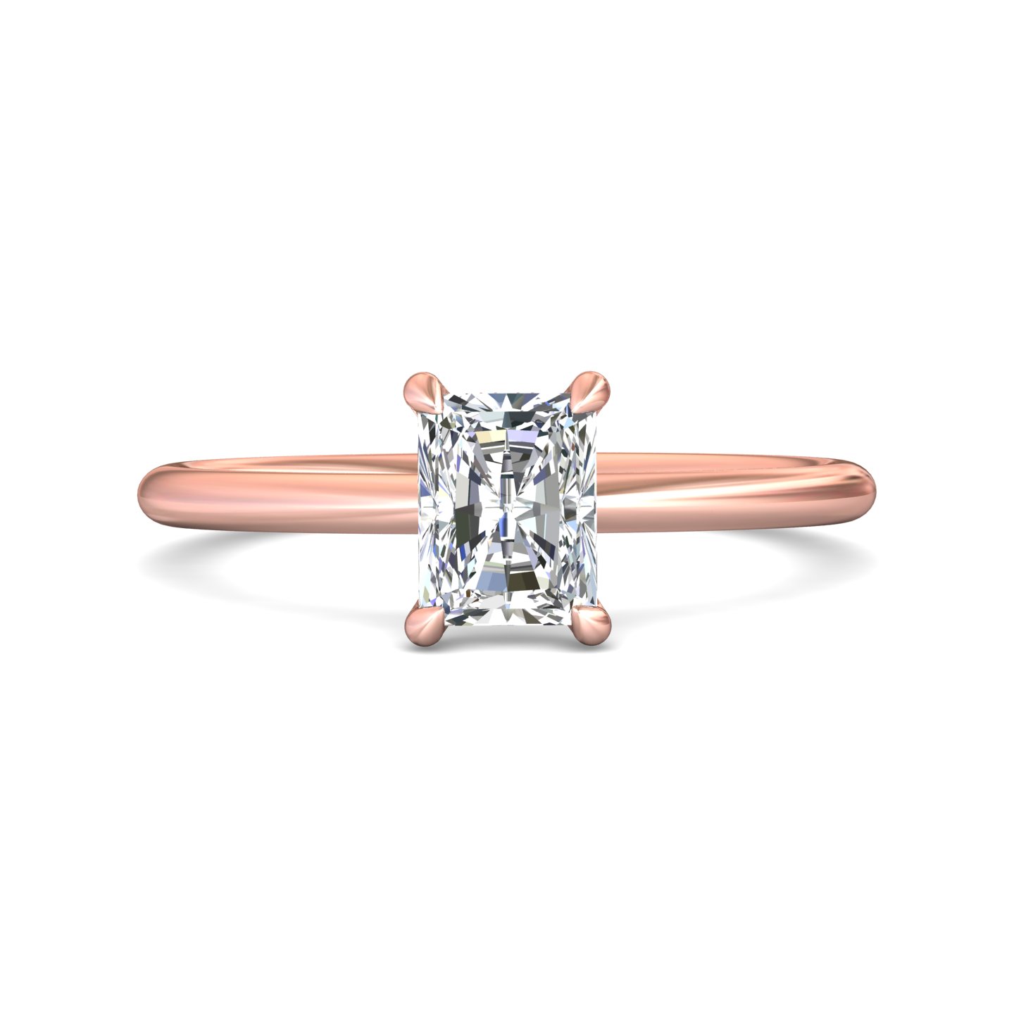  platinum emerald cut diamond engagement ring