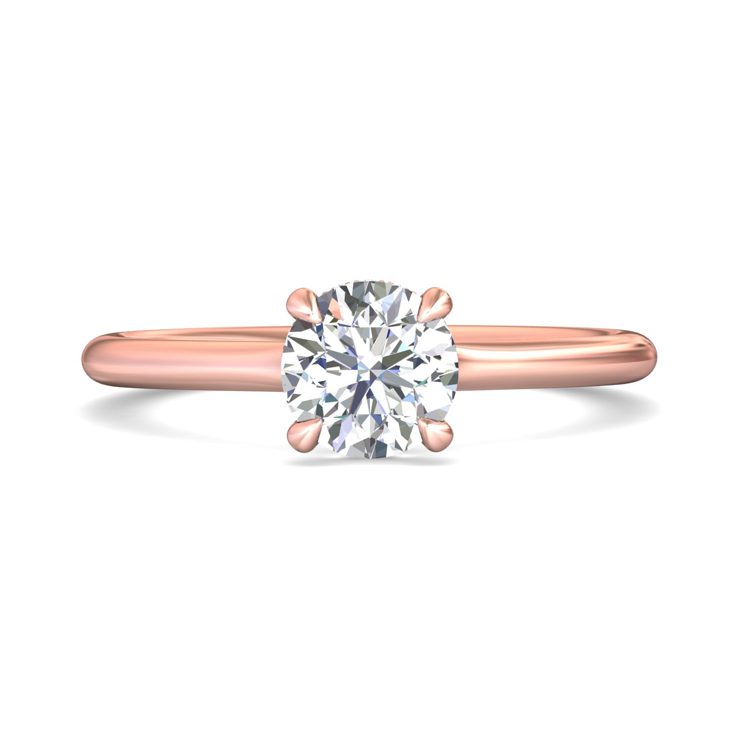 18k yellow gold and platinum cushion diamond engagement ring