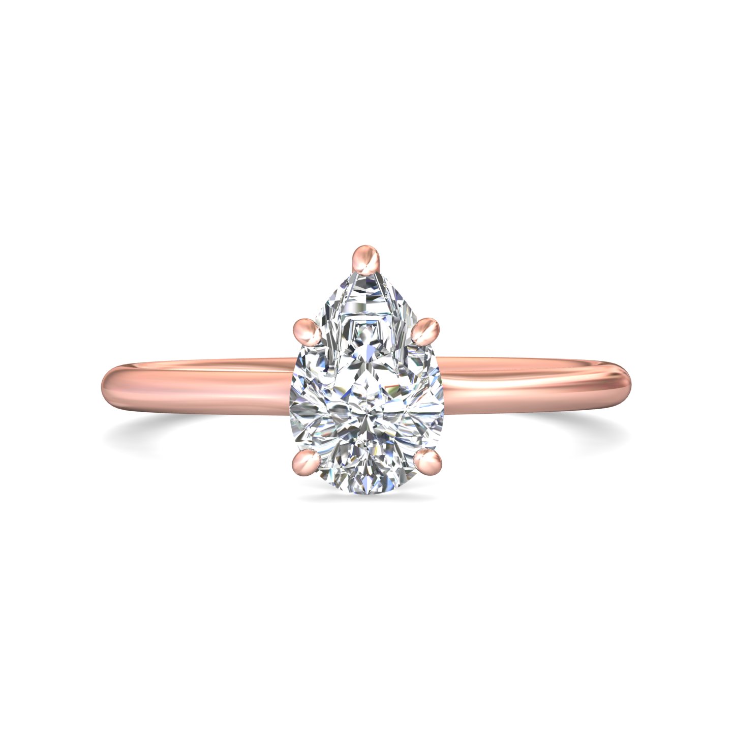 14k yellow and white gold princess diamond engagement ring
