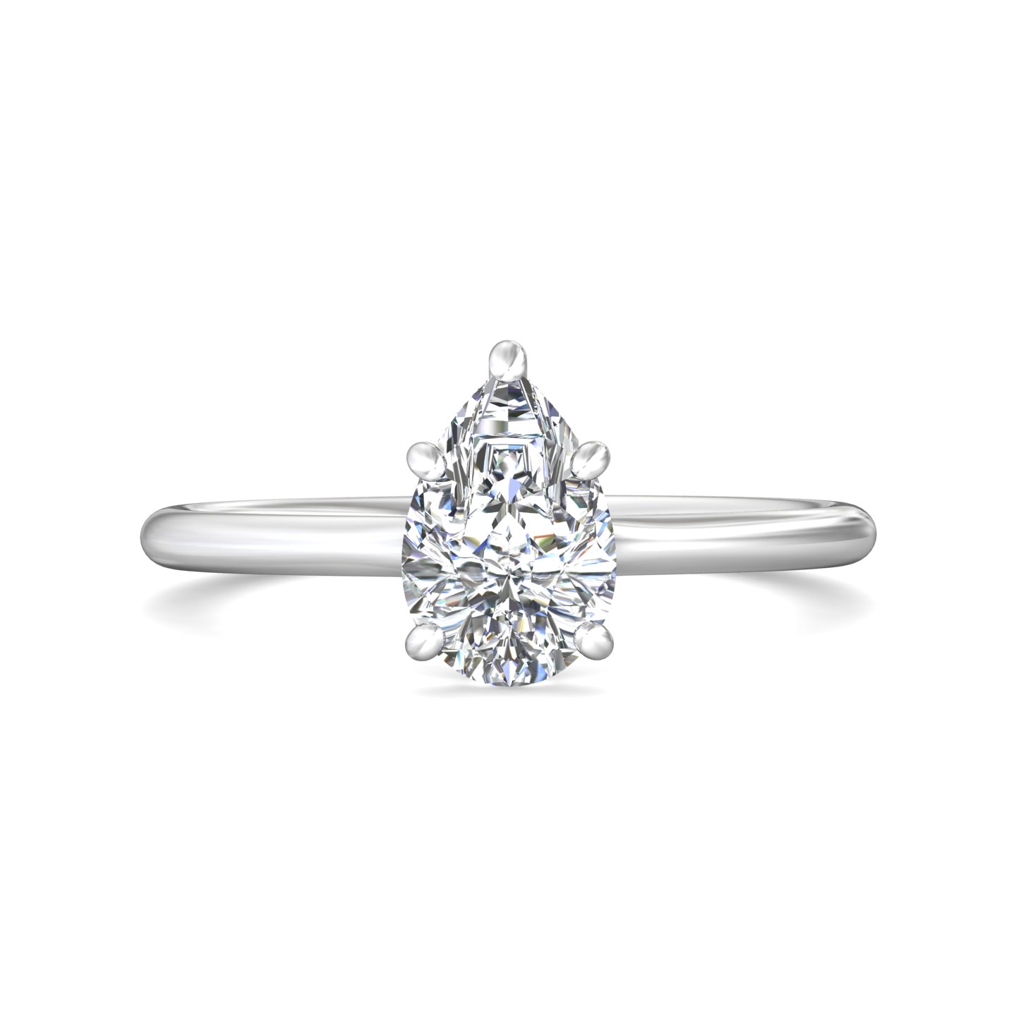 14k yellow and white gold princess diamond engagement ring