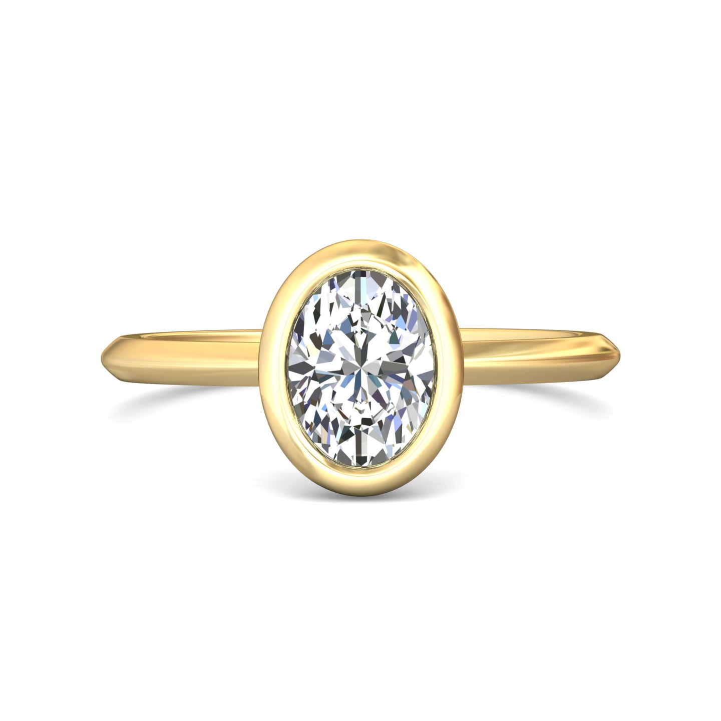 14k white gold round diamond engagement ring