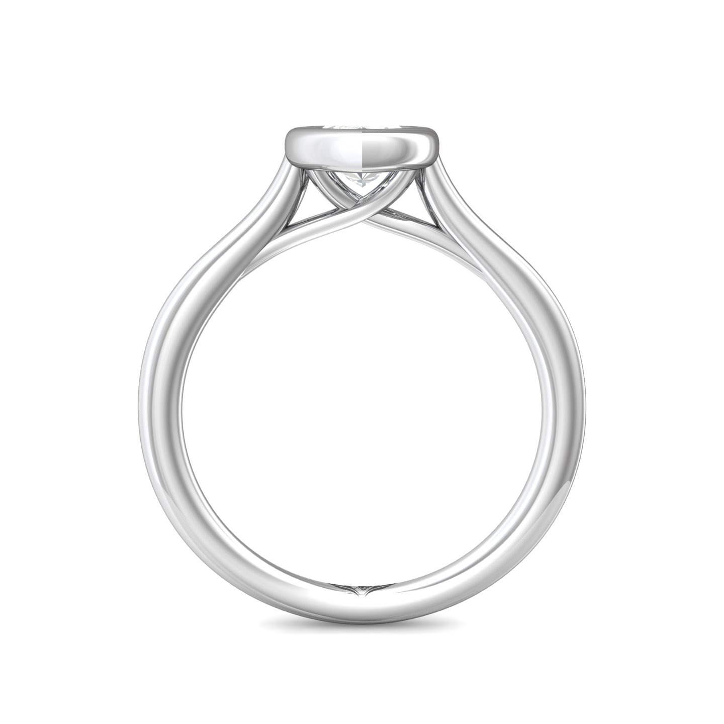  Platinum Marquise Diamond Engagement Ring