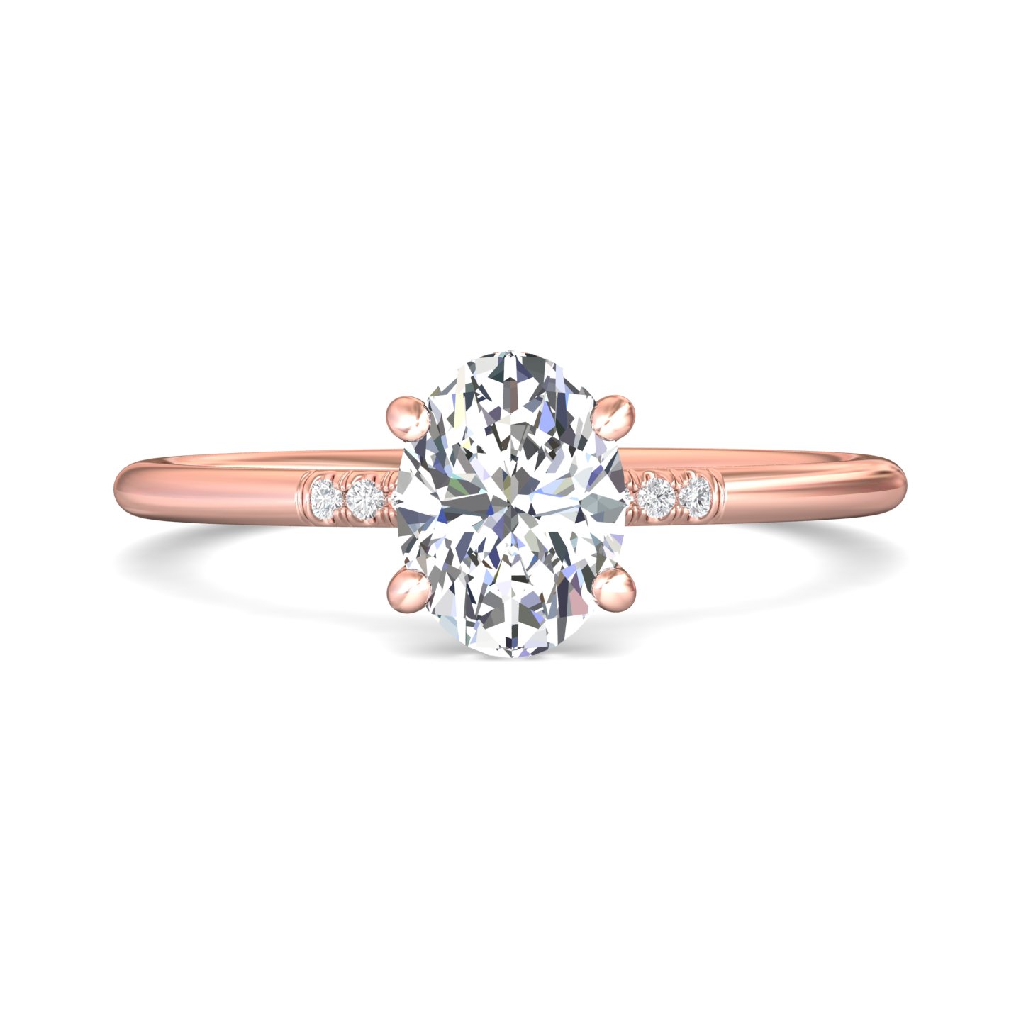 14k yellow gold radiant diamond engagement ring