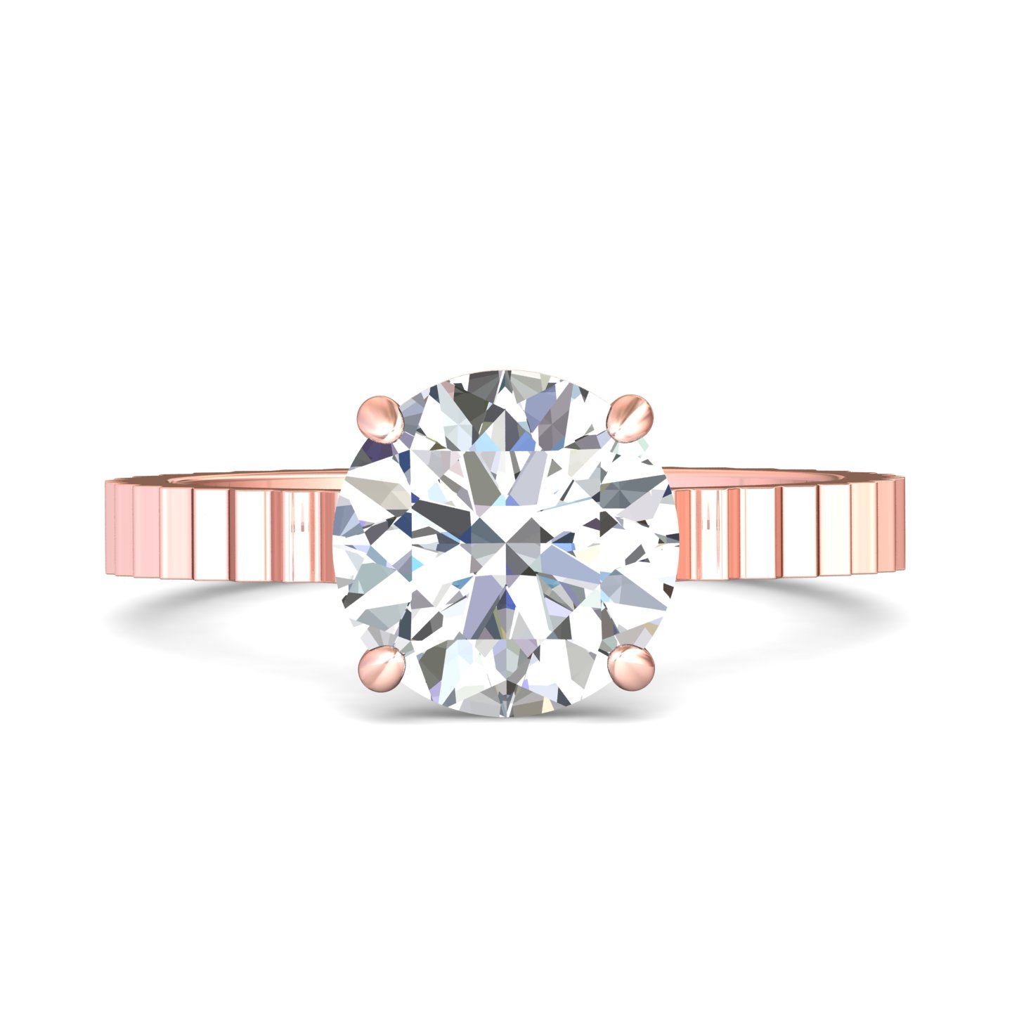 14k yellow gold and platinum radiant diamond engagement ring