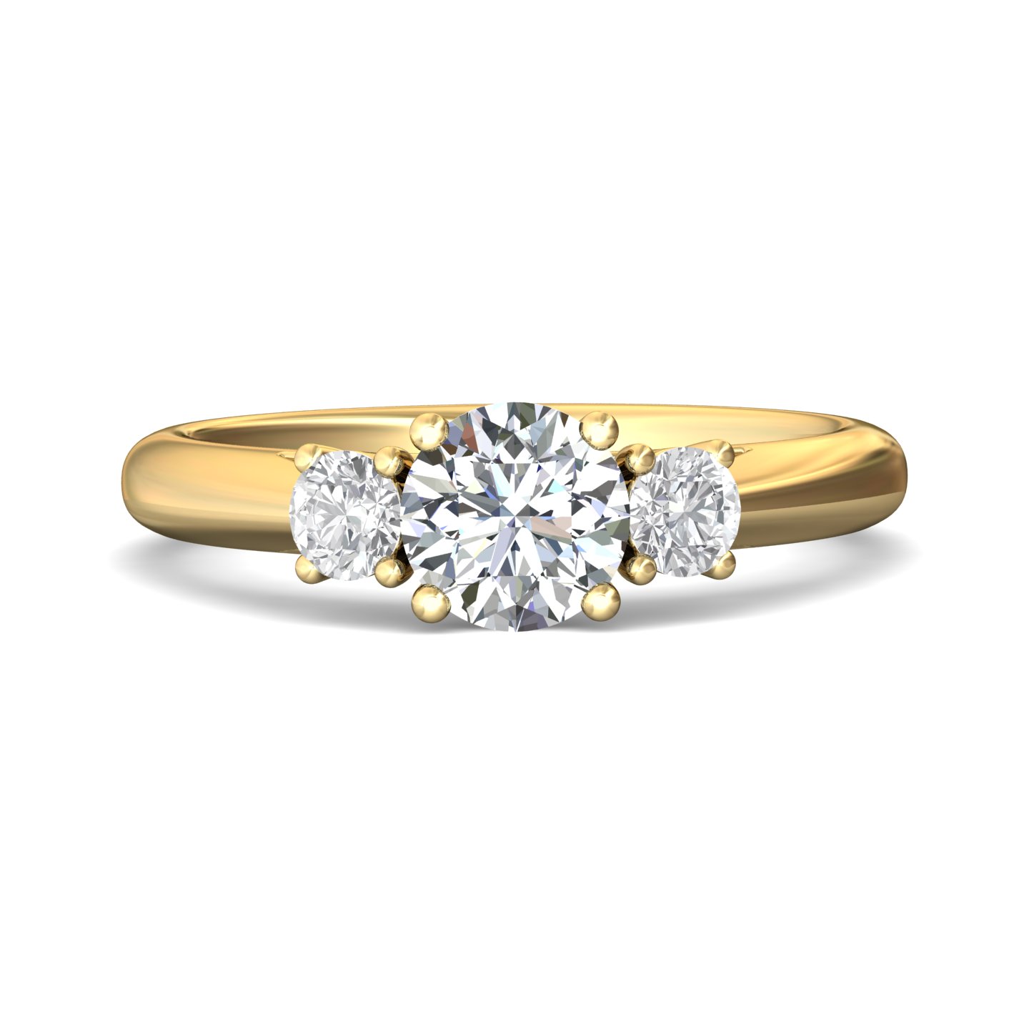  platinum round diamond engagement ring