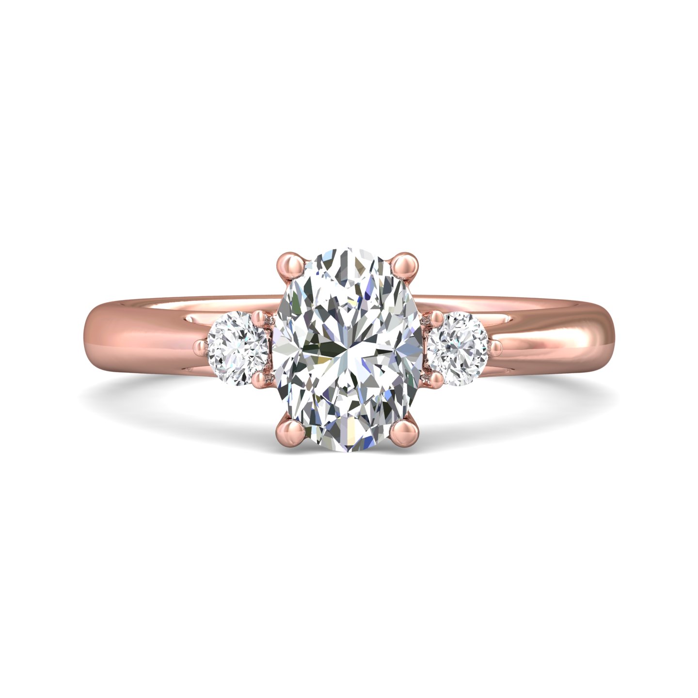  platinum oval diamond engagement ring