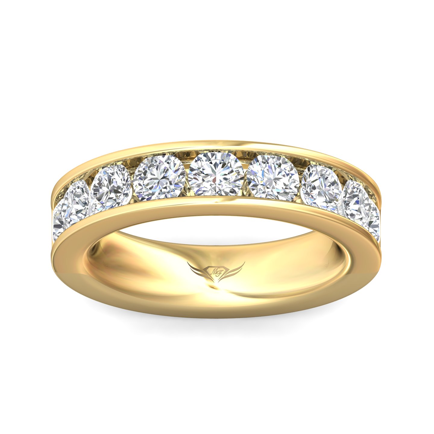 14K Yellow Gold Wedding Band
