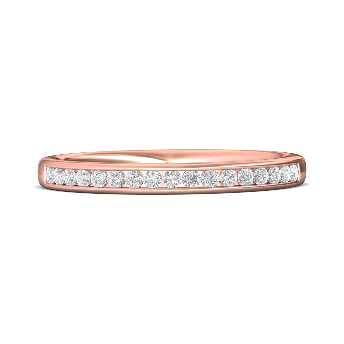 14K Rose Gold Wedding Band