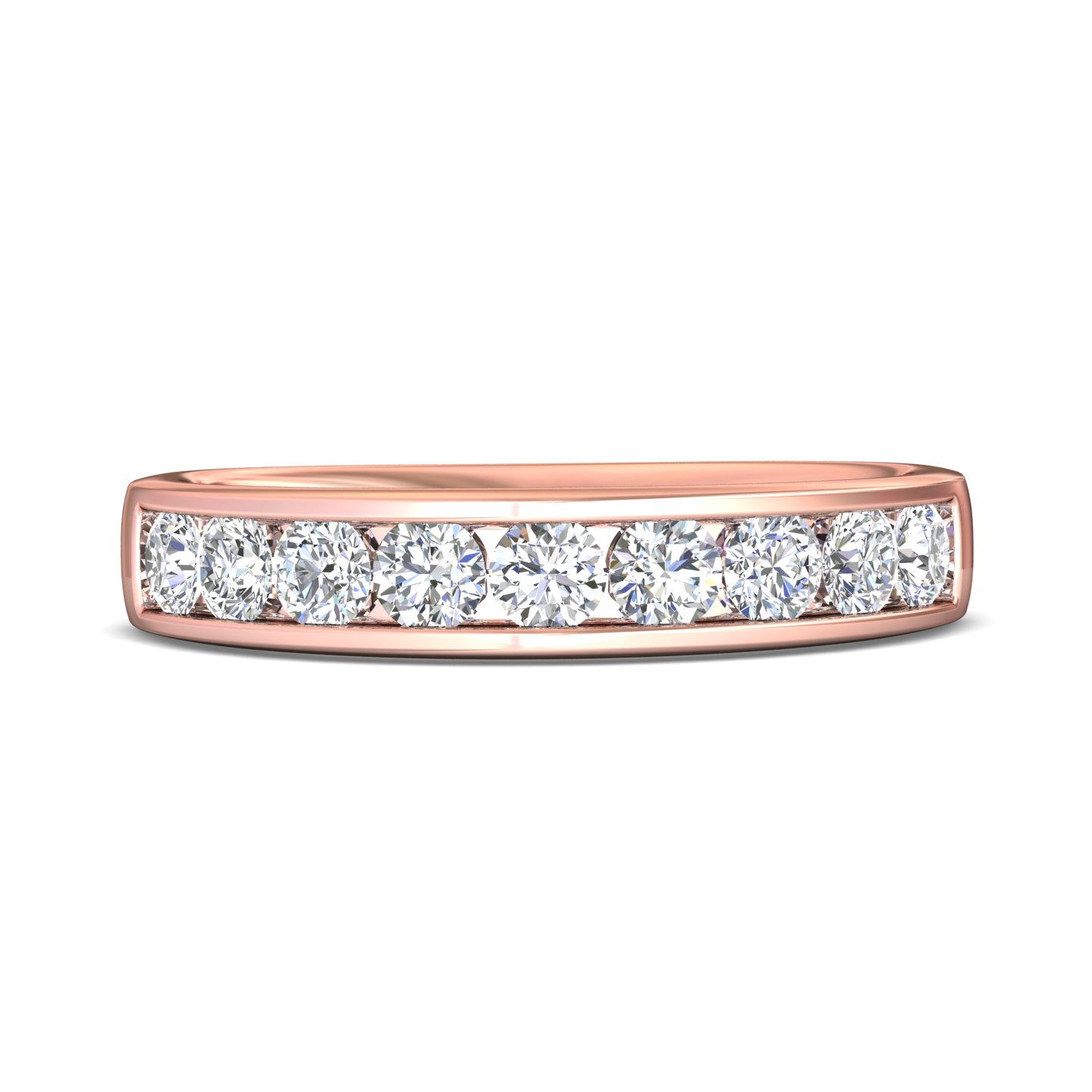 18K Rose Gold Wedding Band