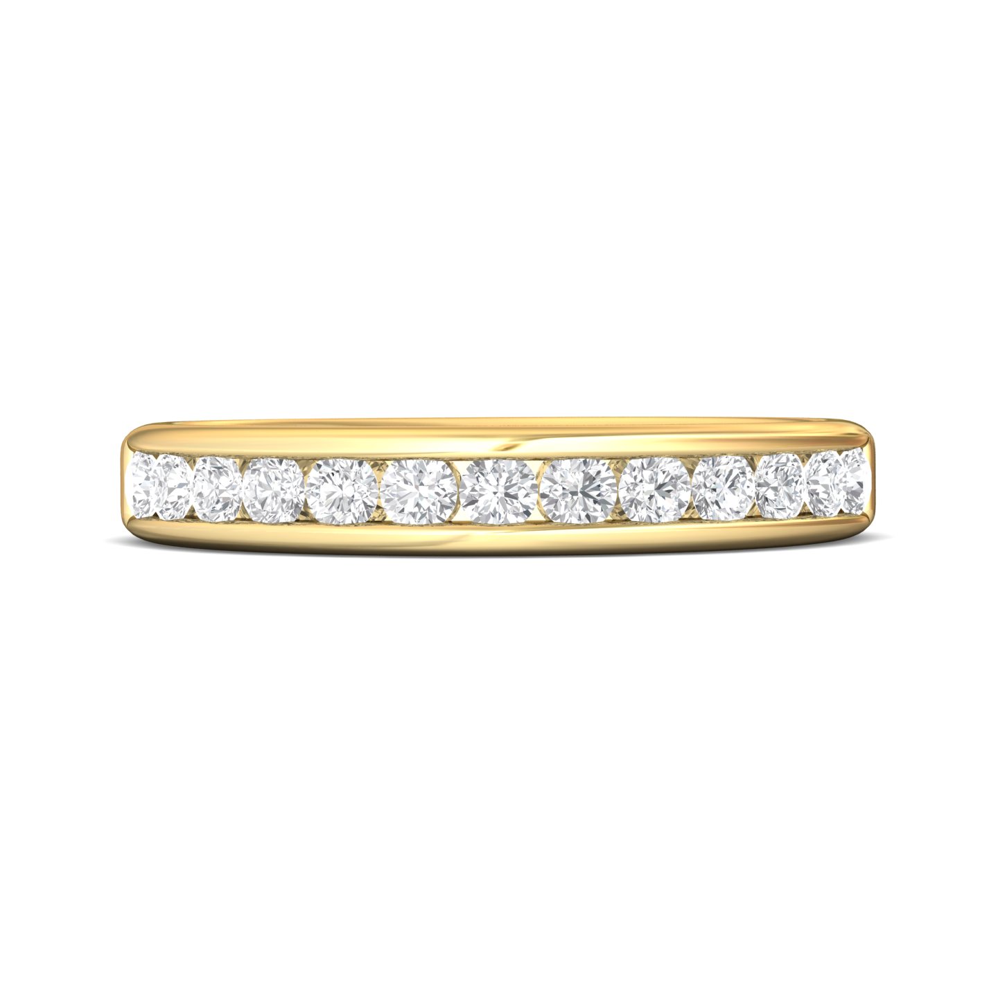 14K Yellow Gold Wedding Band