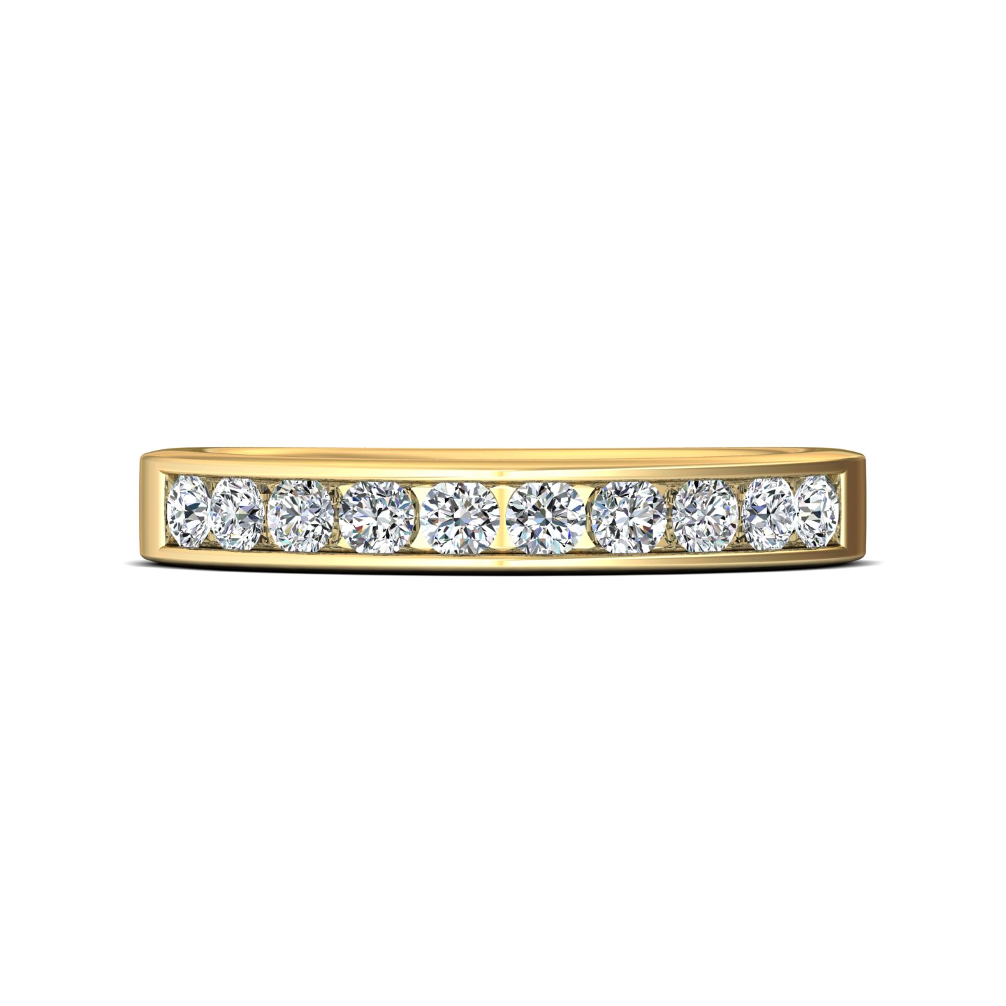 18K Yellow Gold Wedding Band