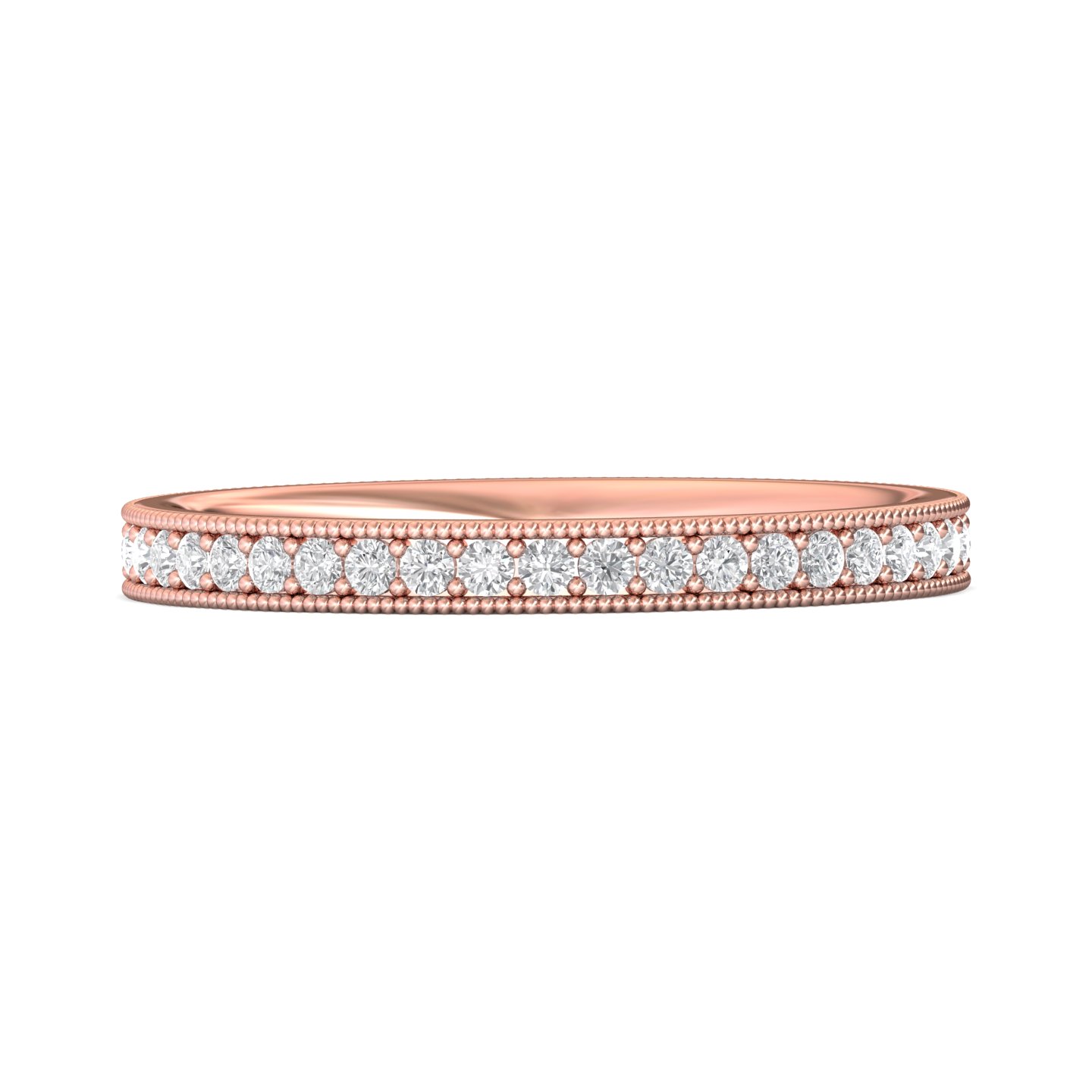 18K Rose Gold Wedding Band