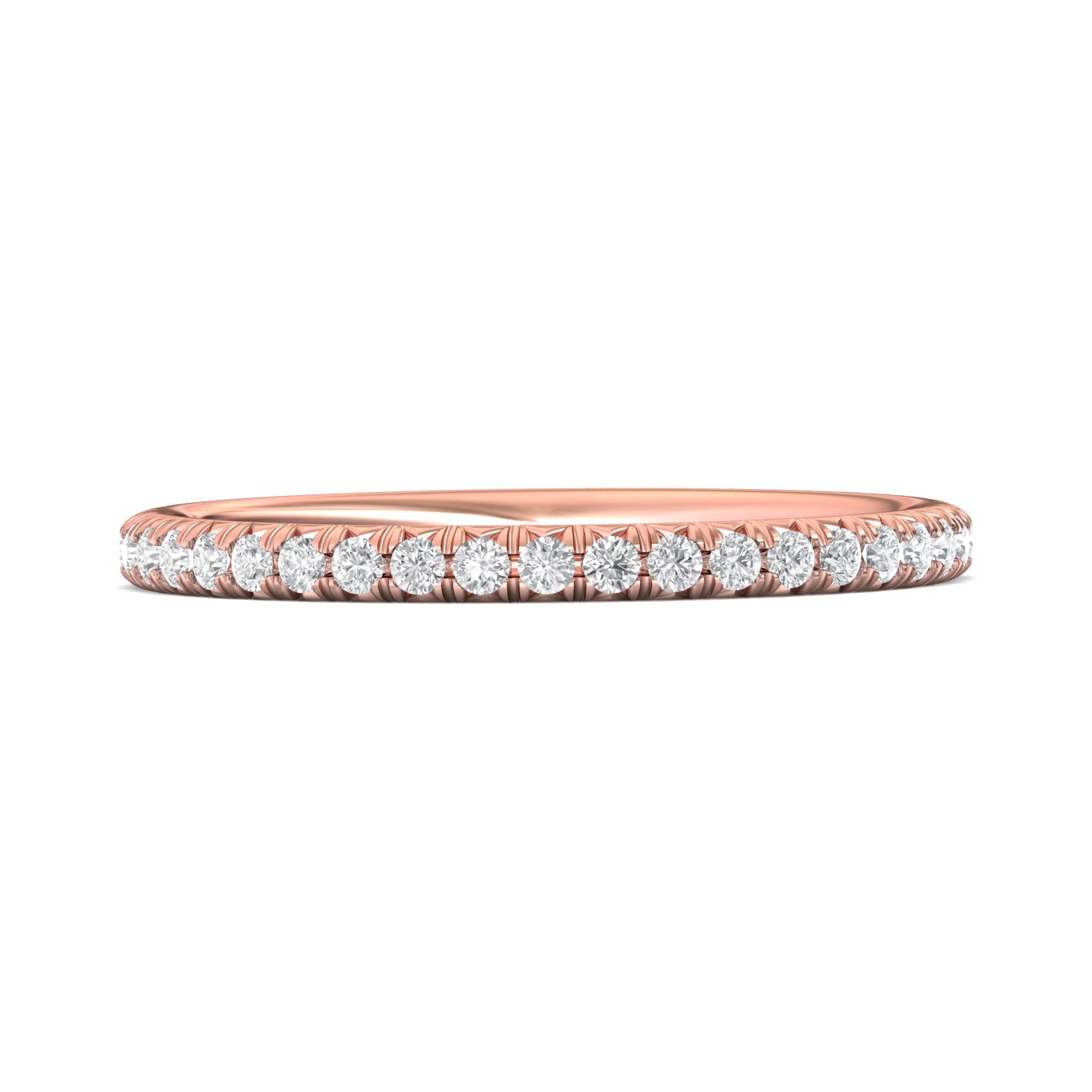 18K Rose Gold Wedding Band