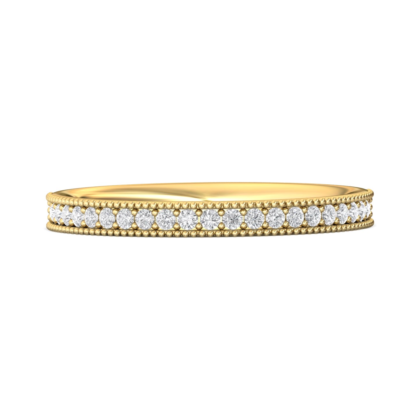 14K Yellow Gold Wedding Band