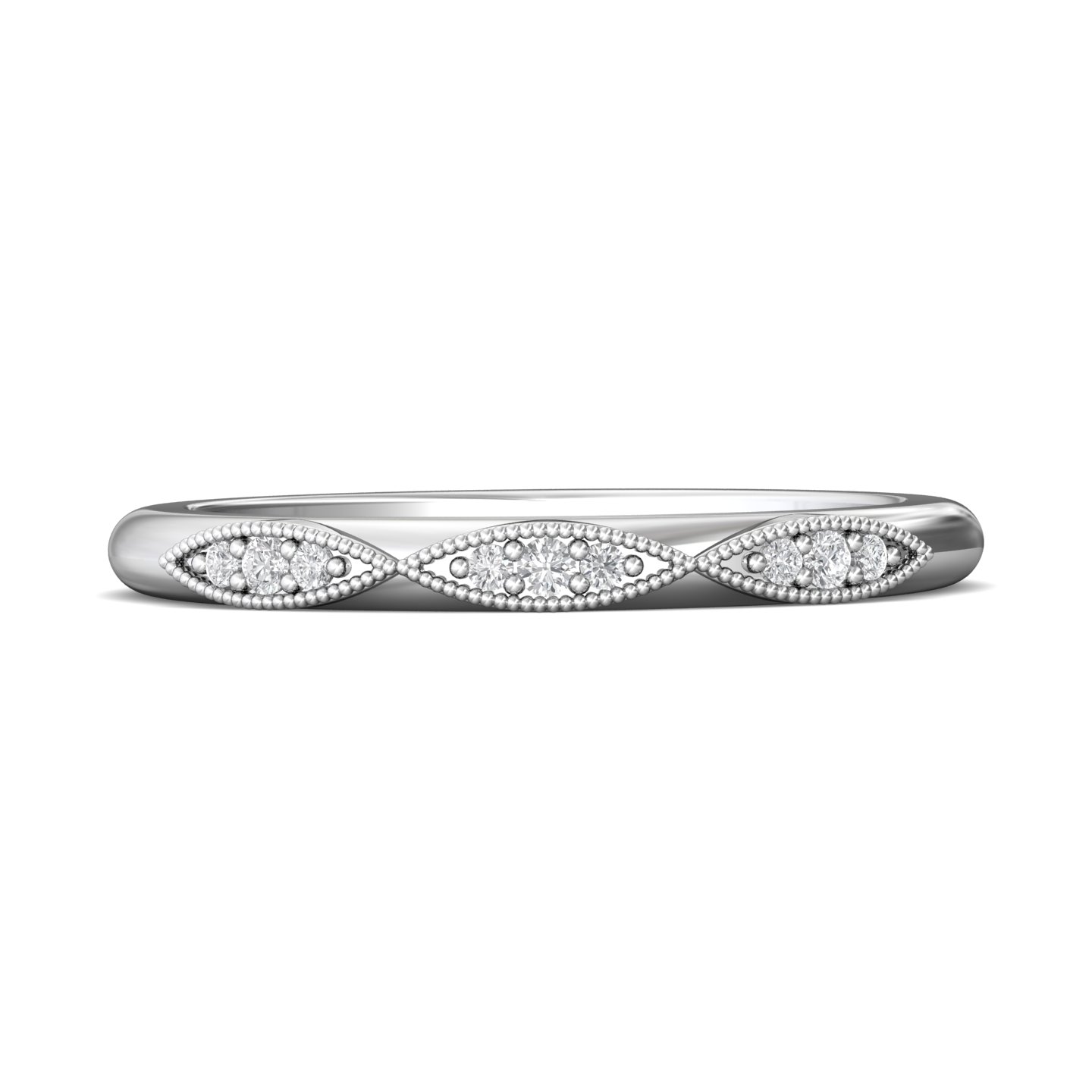 14k rose gold wedding band