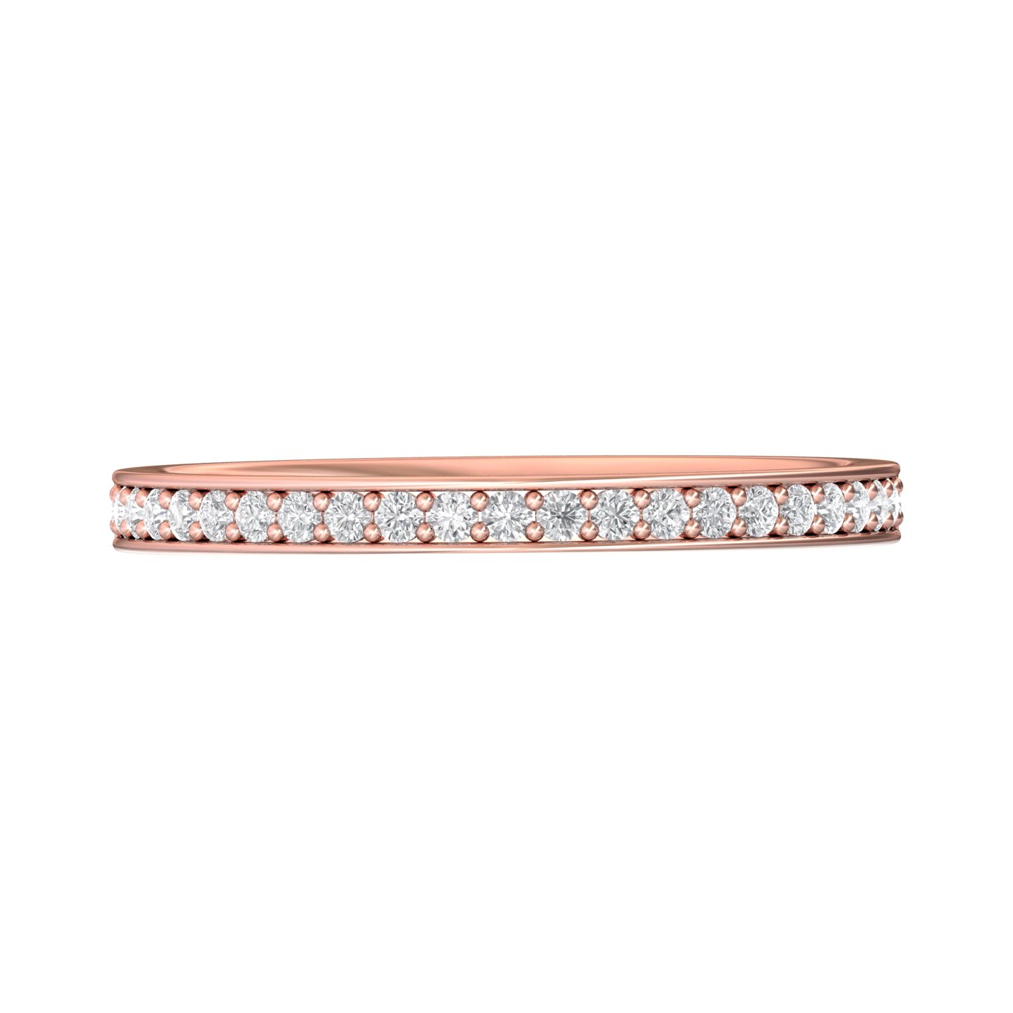 14K Rose Gold Wedding Band