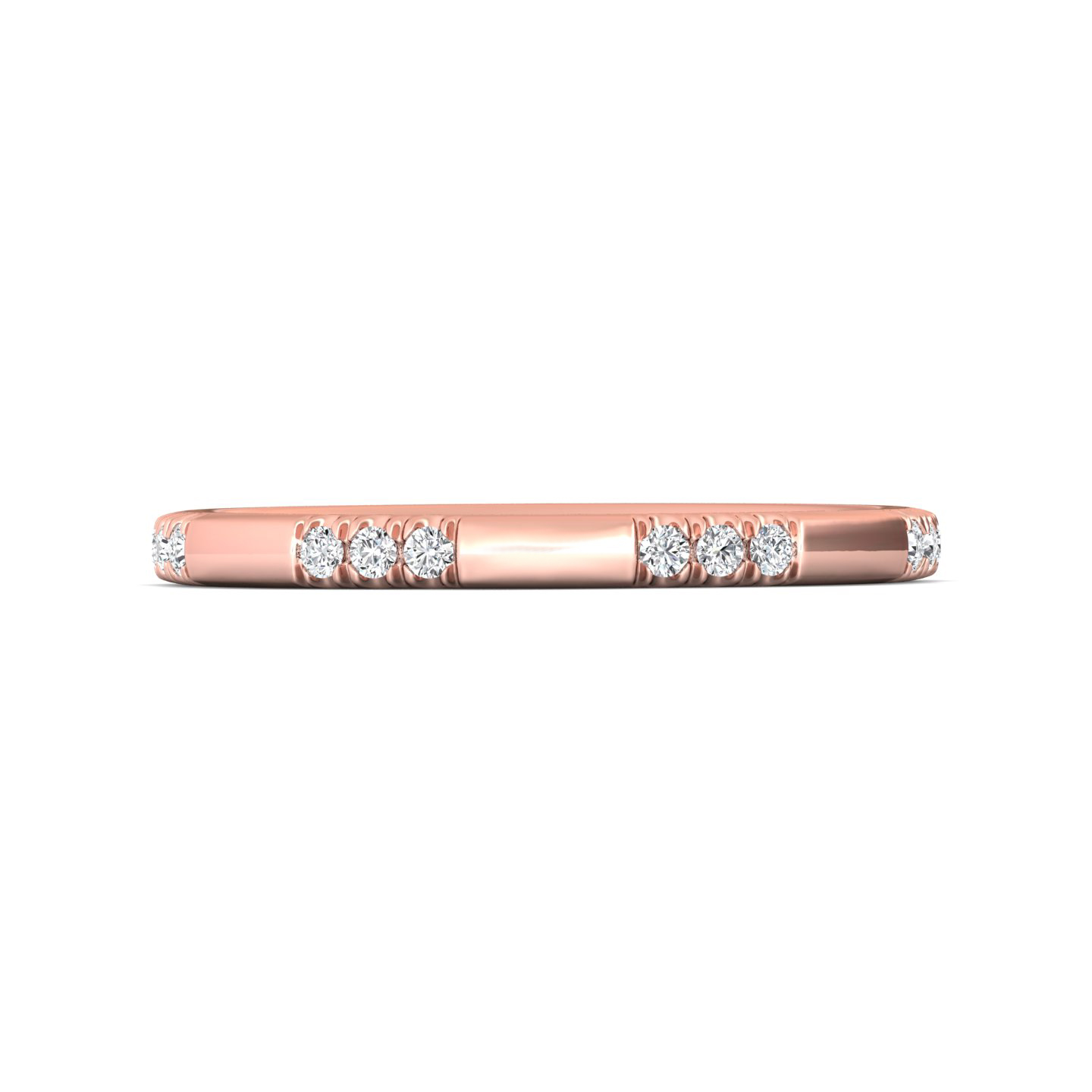 18K Rose Gold Wedding Band