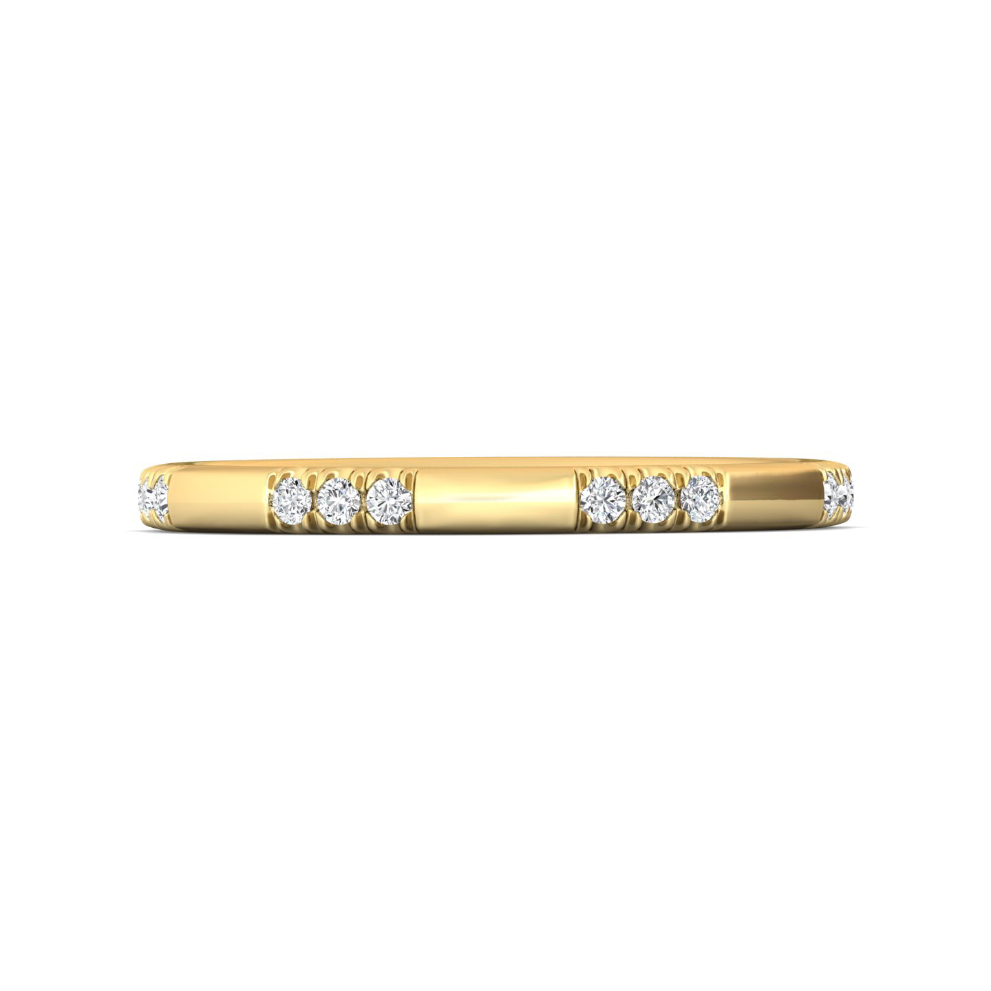 18k rose gold wedding band