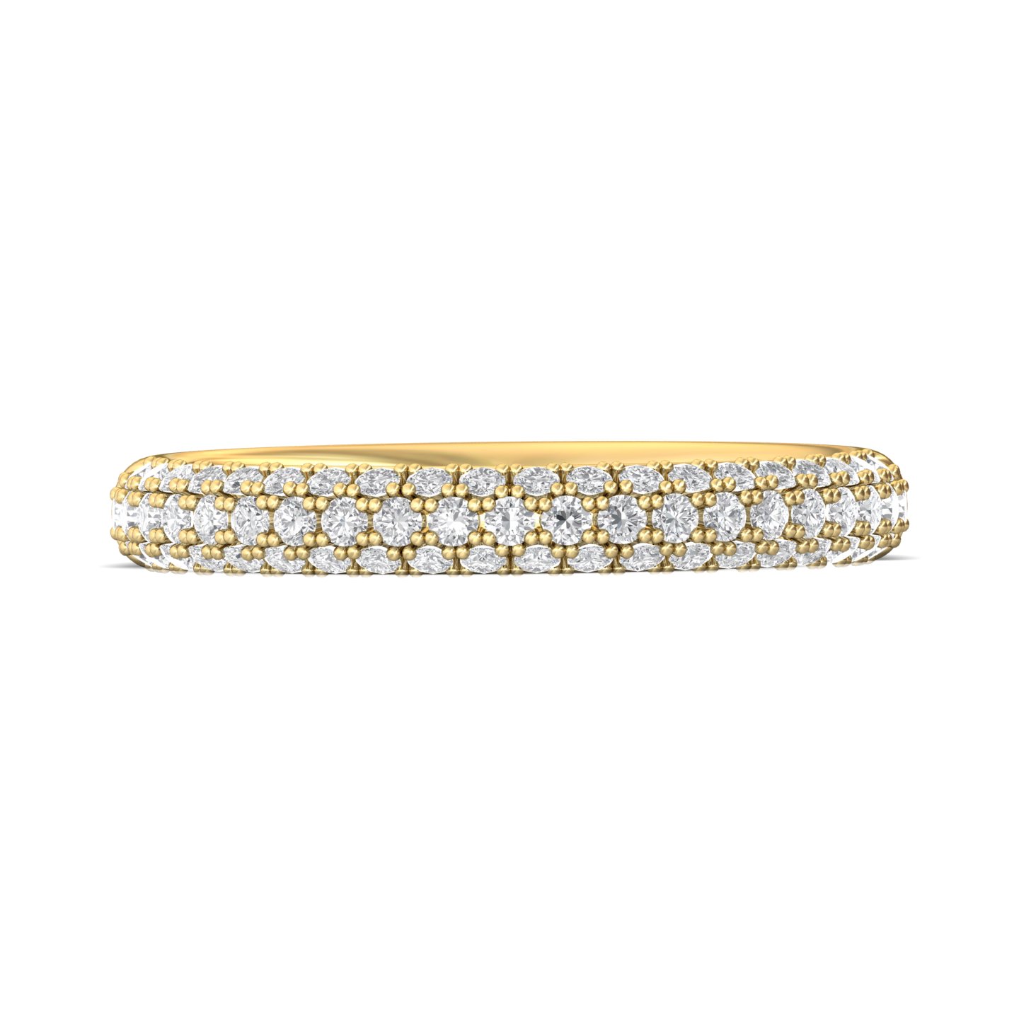 14K Yellow Gold Wedding Band