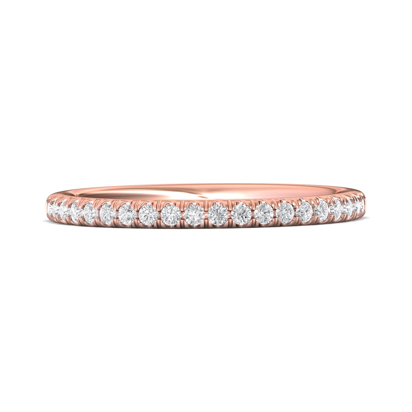 14K Rose Gold Wedding Band