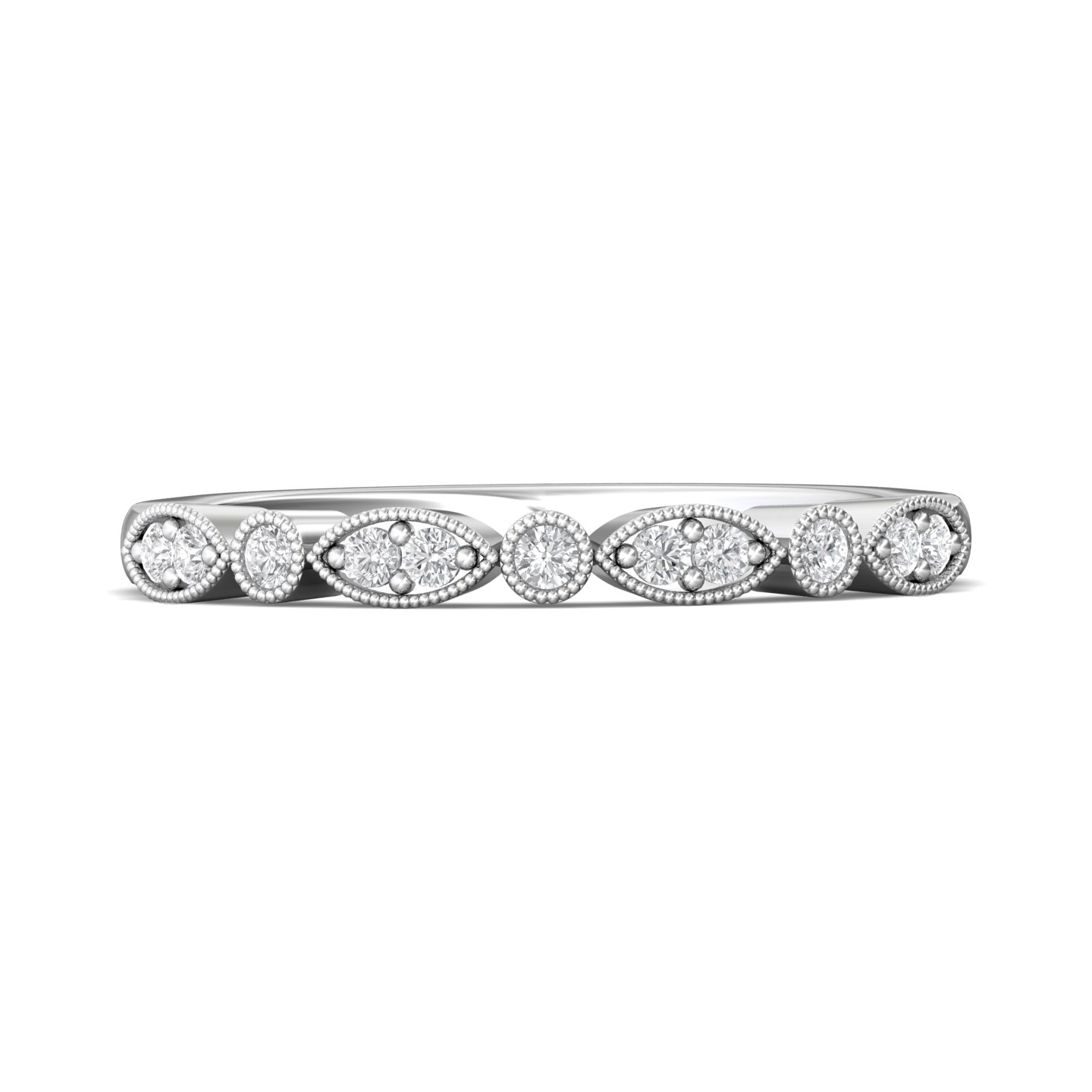 14k rose gold wedding band