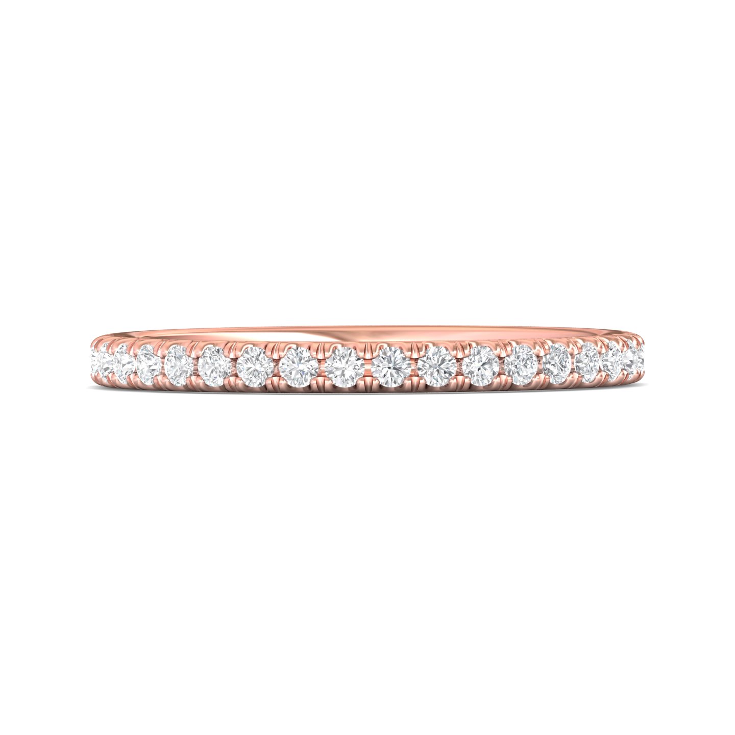 14K Rose Gold Wedding Band