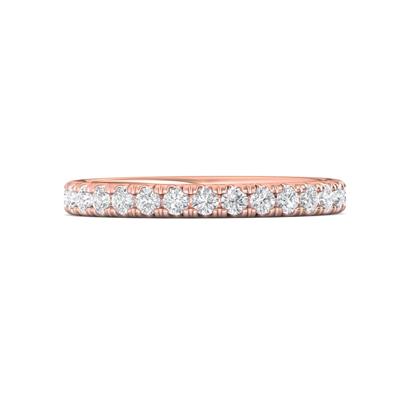14K Rose Gold Wedding Band