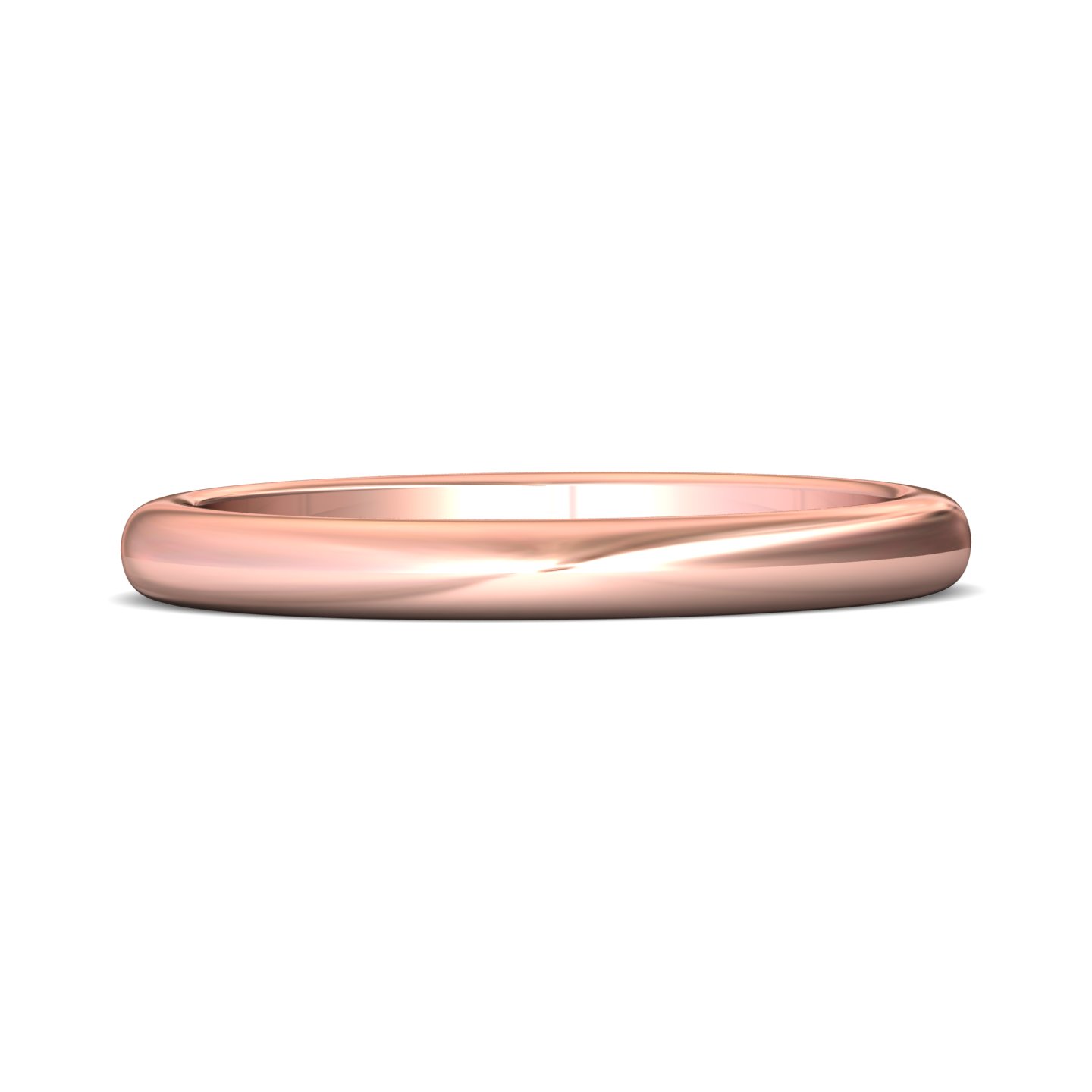 14K Rose Gold Wedding Band